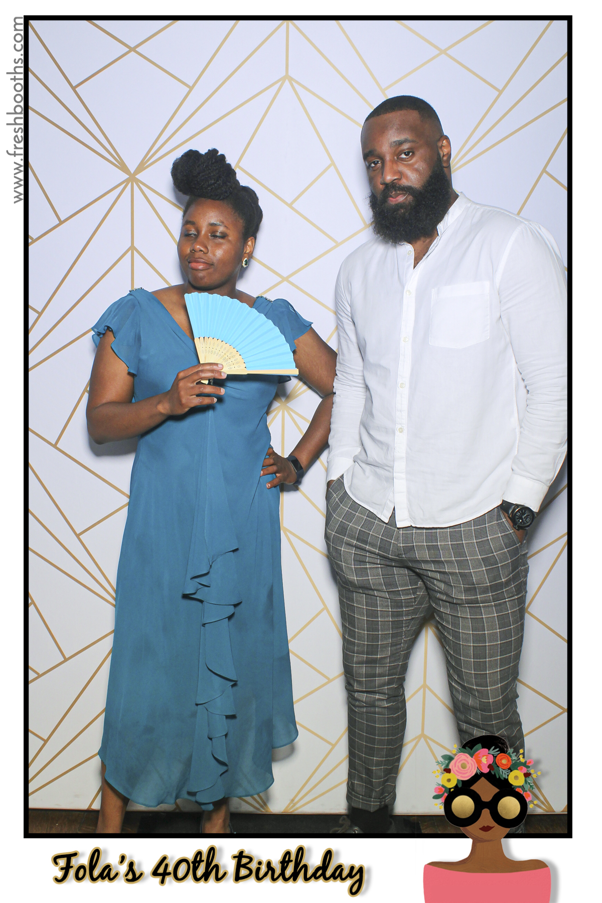 Fola's 40th Birthday Party - Selfie Mirror | View more photos from the event at gallery.freshbooths.com/u/FreshBooths/Folas-40th-Birthday-Party-Selfie-Mirror