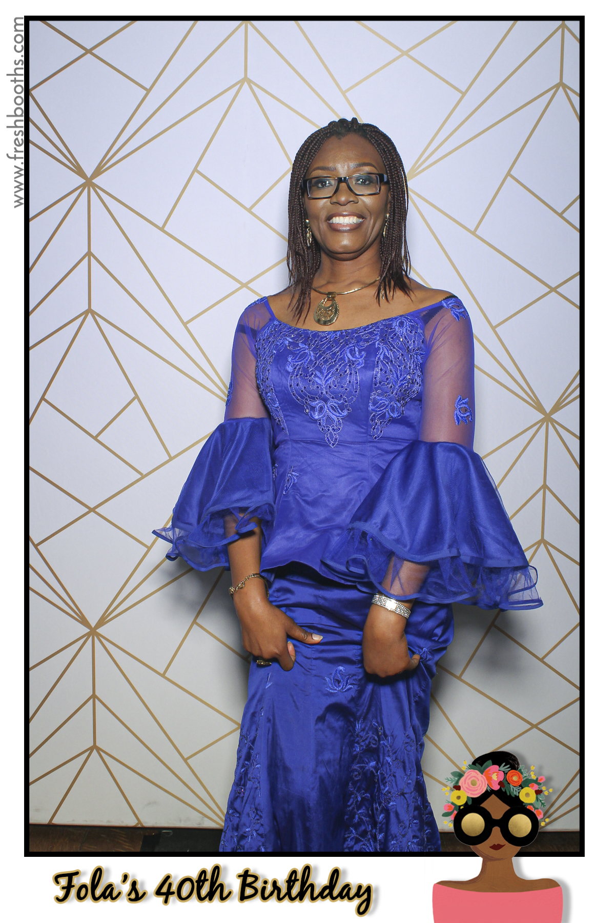 Fola's 40th Birthday Party - Selfie Mirror | View more photos from the event at gallery.freshbooths.com/u/FreshBooths/Folas-40th-Birthday-Party-Selfie-Mirror