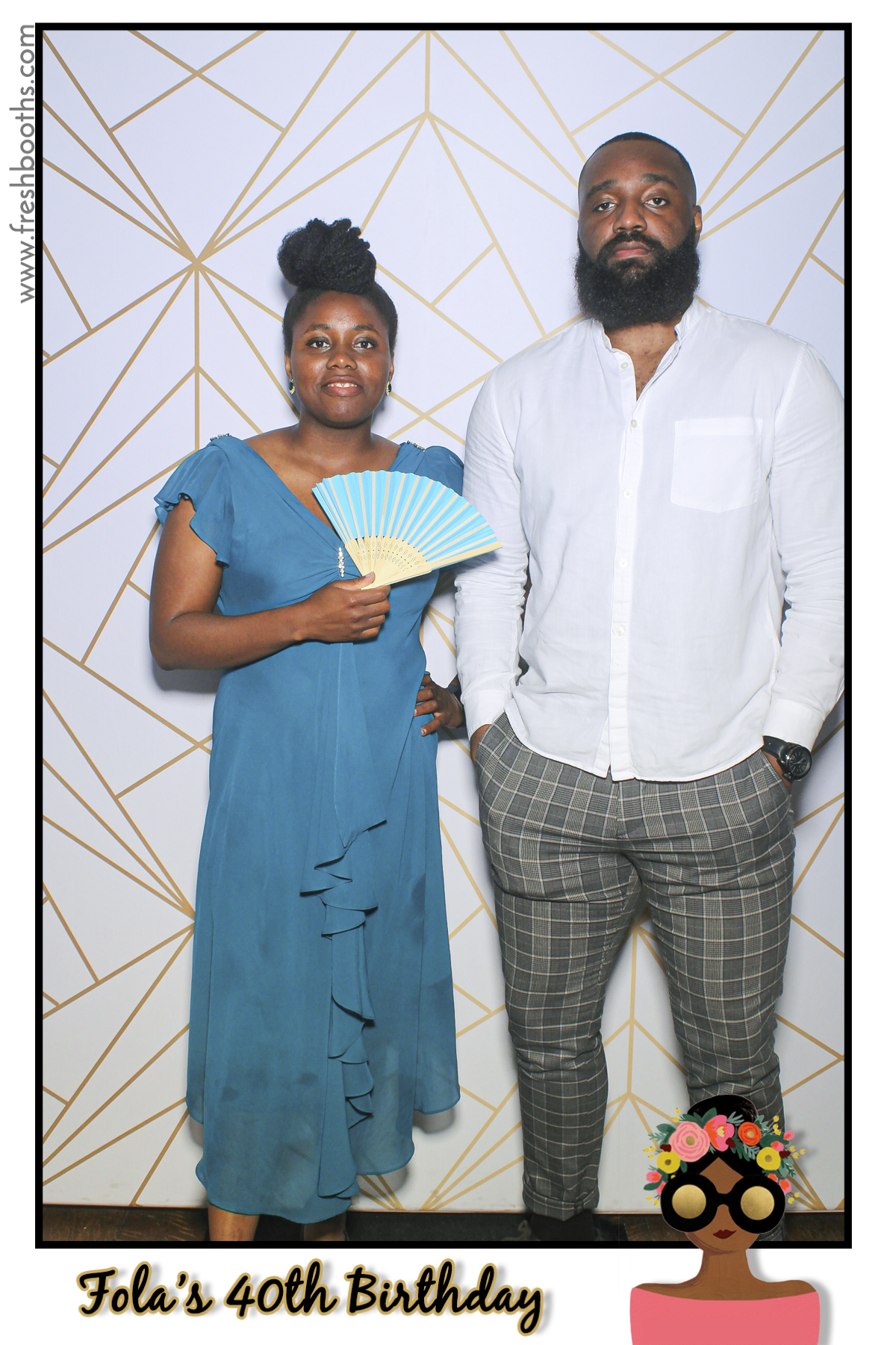 Fola's 40th Birthday Party - Selfie Mirror | View more photos from the event at gallery.freshbooths.com/u/FreshBooths/Folas-40th-Birthday-Party-Selfie-Mirror