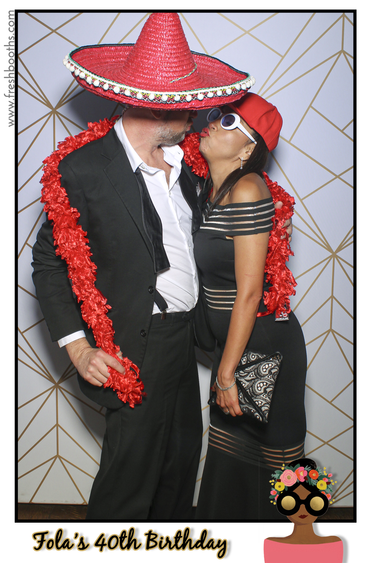 Fola's 40th Birthday Party - Selfie Mirror | View more photos from the event at gallery.freshbooths.com/u/FreshBooths/Folas-40th-Birthday-Party-Selfie-Mirror