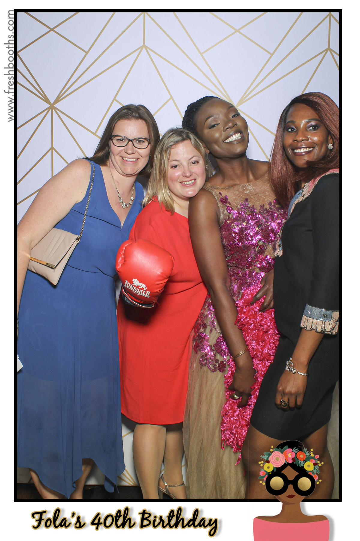 Fola's 40th Birthday Party - Selfie Mirror | View more photos from the event at gallery.freshbooths.com/u/FreshBooths/Folas-40th-Birthday-Party-Selfie-Mirror