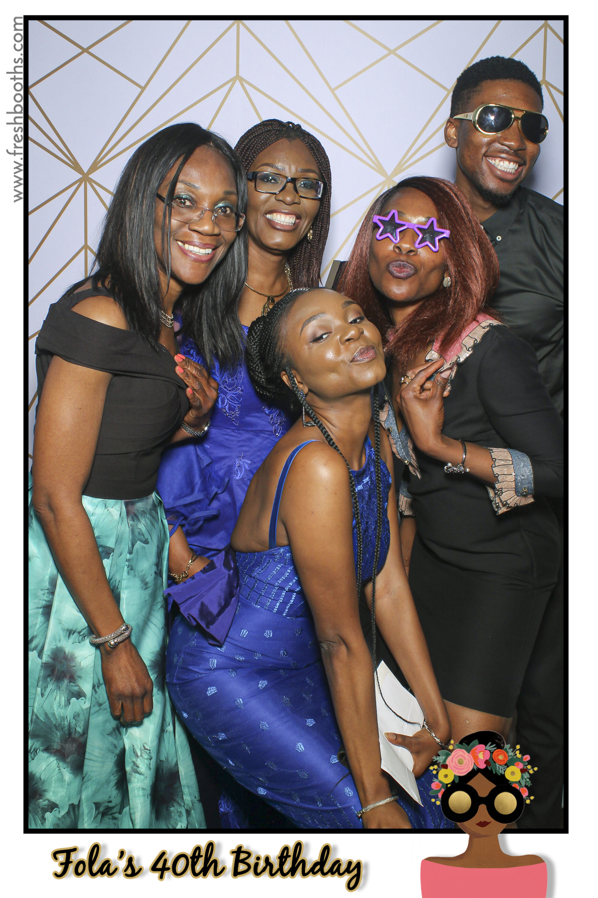 Fola's 40th Birthday Party - Selfie Mirror | View more photos from the event at gallery.freshbooths.com/u/FreshBooths/Folas-40th-Birthday-Party-Selfie-Mirror