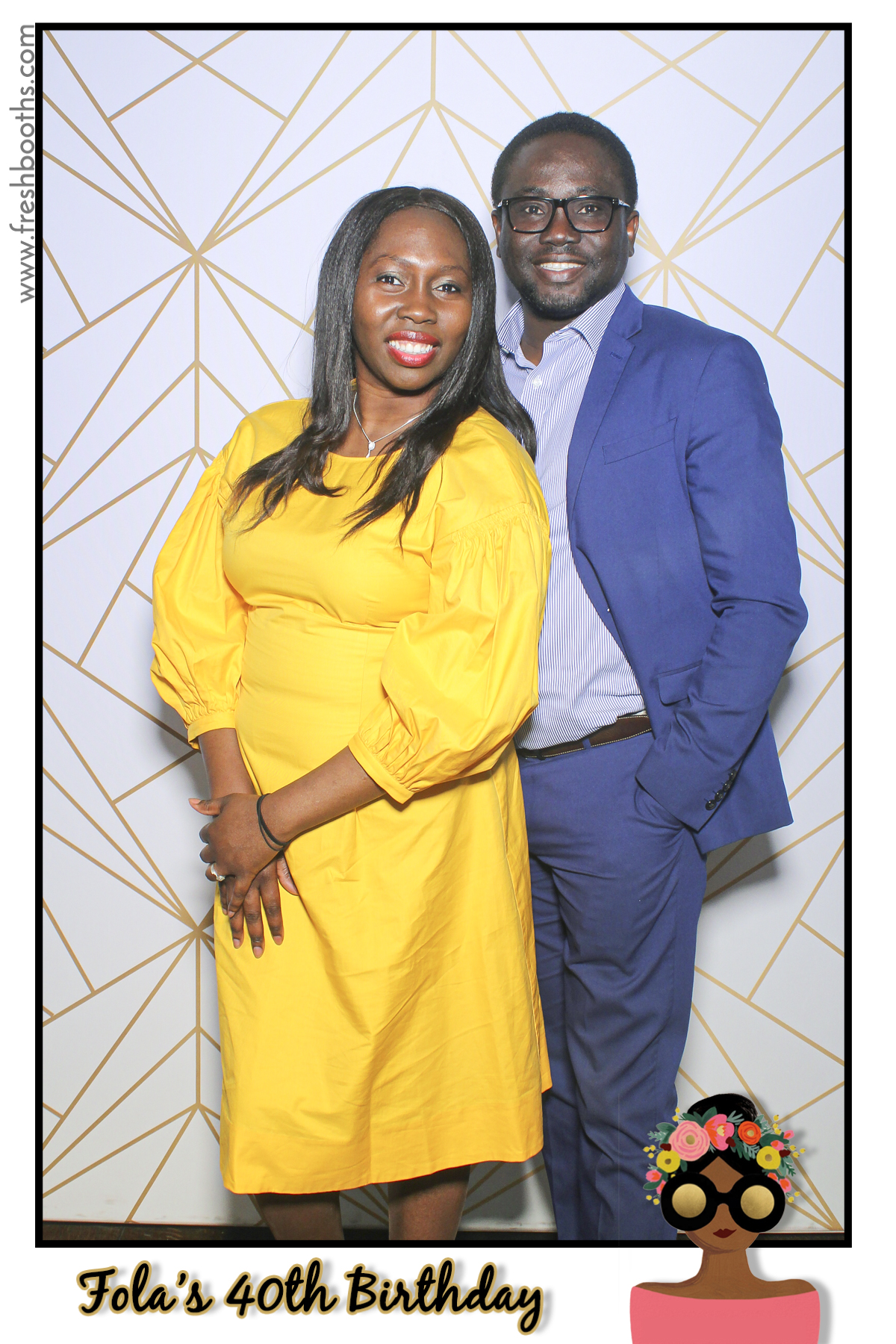 Fola's 40th Birthday Party - Selfie Mirror | View more photos from the event at gallery.freshbooths.com/u/FreshBooths/Folas-40th-Birthday-Party-Selfie-Mirror