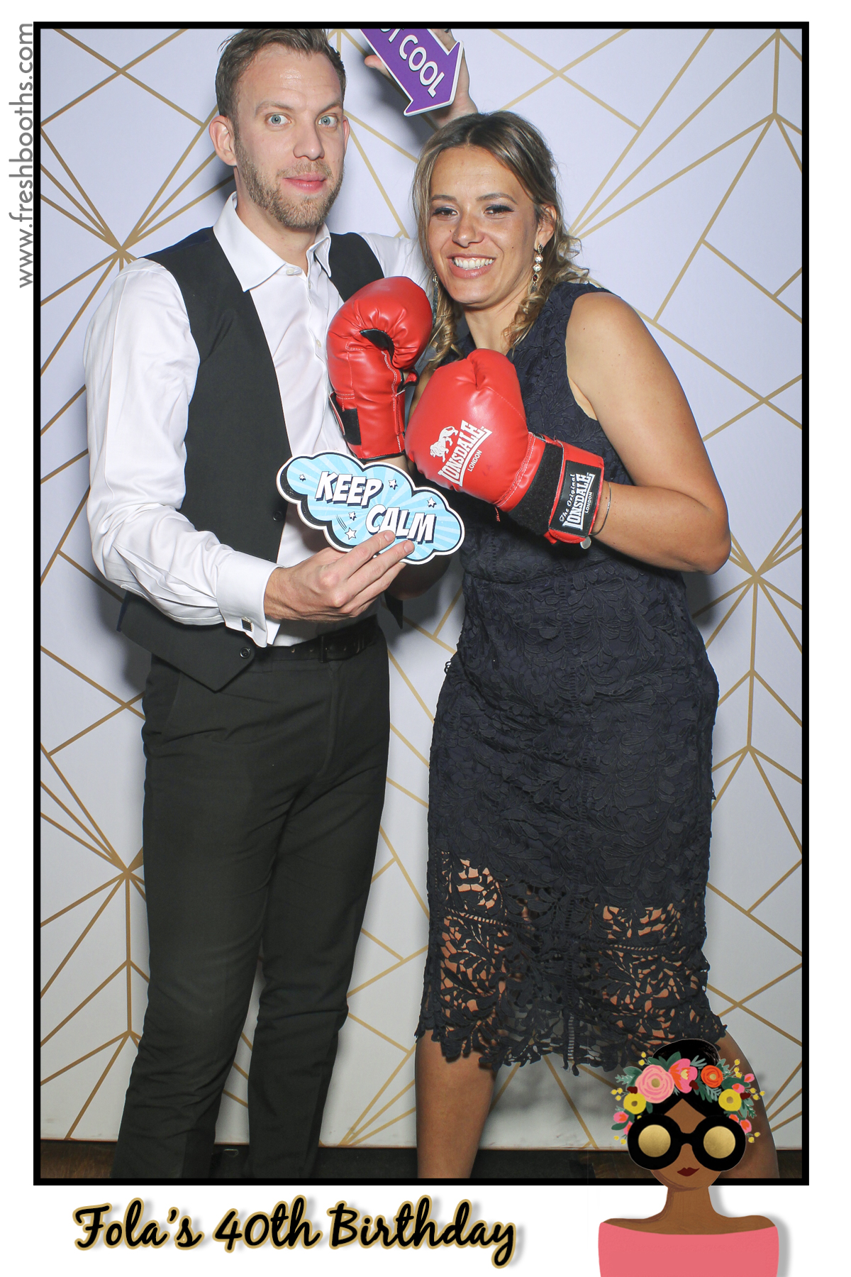 Fola's 40th Birthday Party - Selfie Mirror | View more photos from the event at gallery.freshbooths.com/u/FreshBooths/Folas-40th-Birthday-Party-Selfie-Mirror