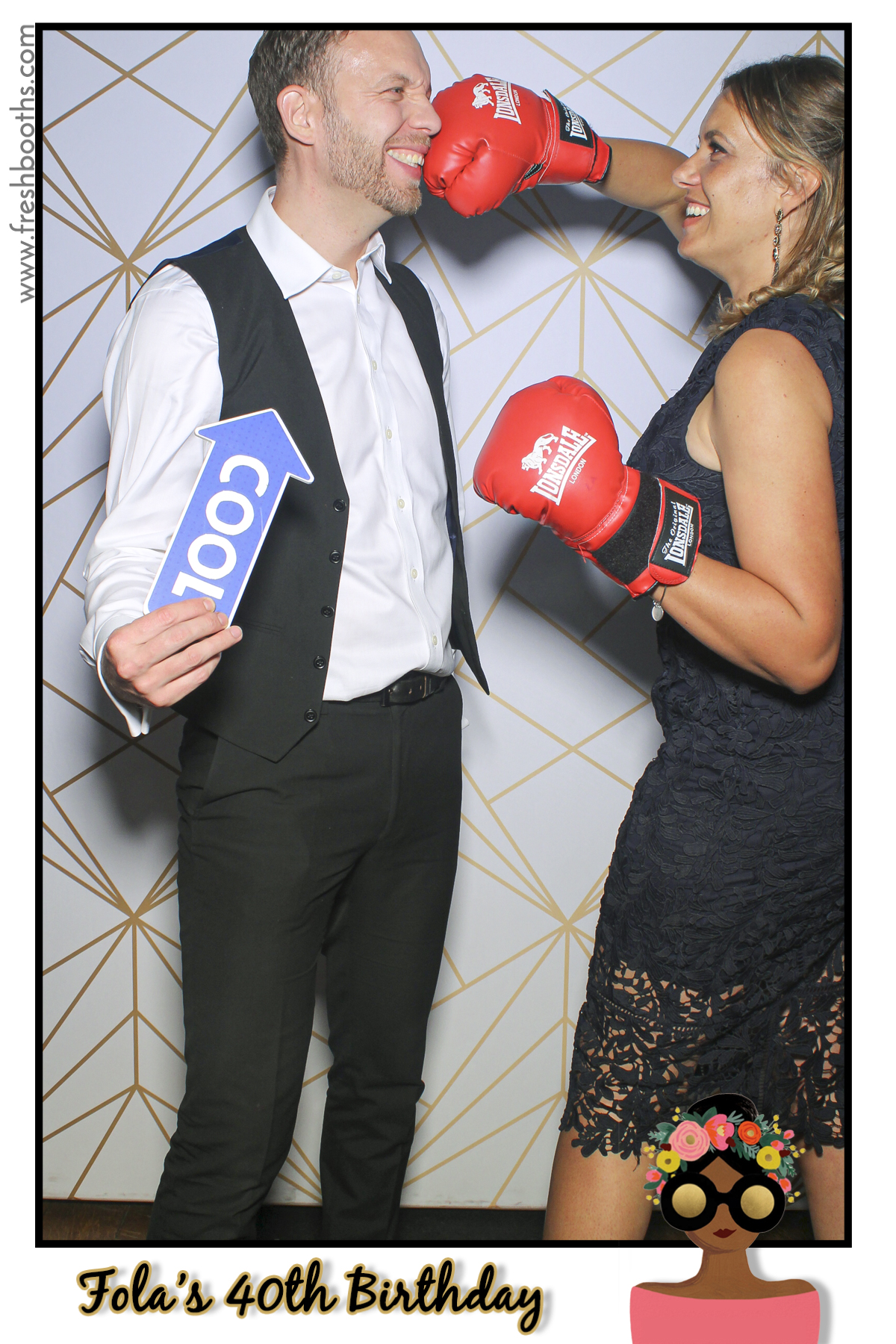 Fola's 40th Birthday Party - Selfie Mirror | View more photos from the event at gallery.freshbooths.com/u/FreshBooths/Folas-40th-Birthday-Party-Selfie-Mirror