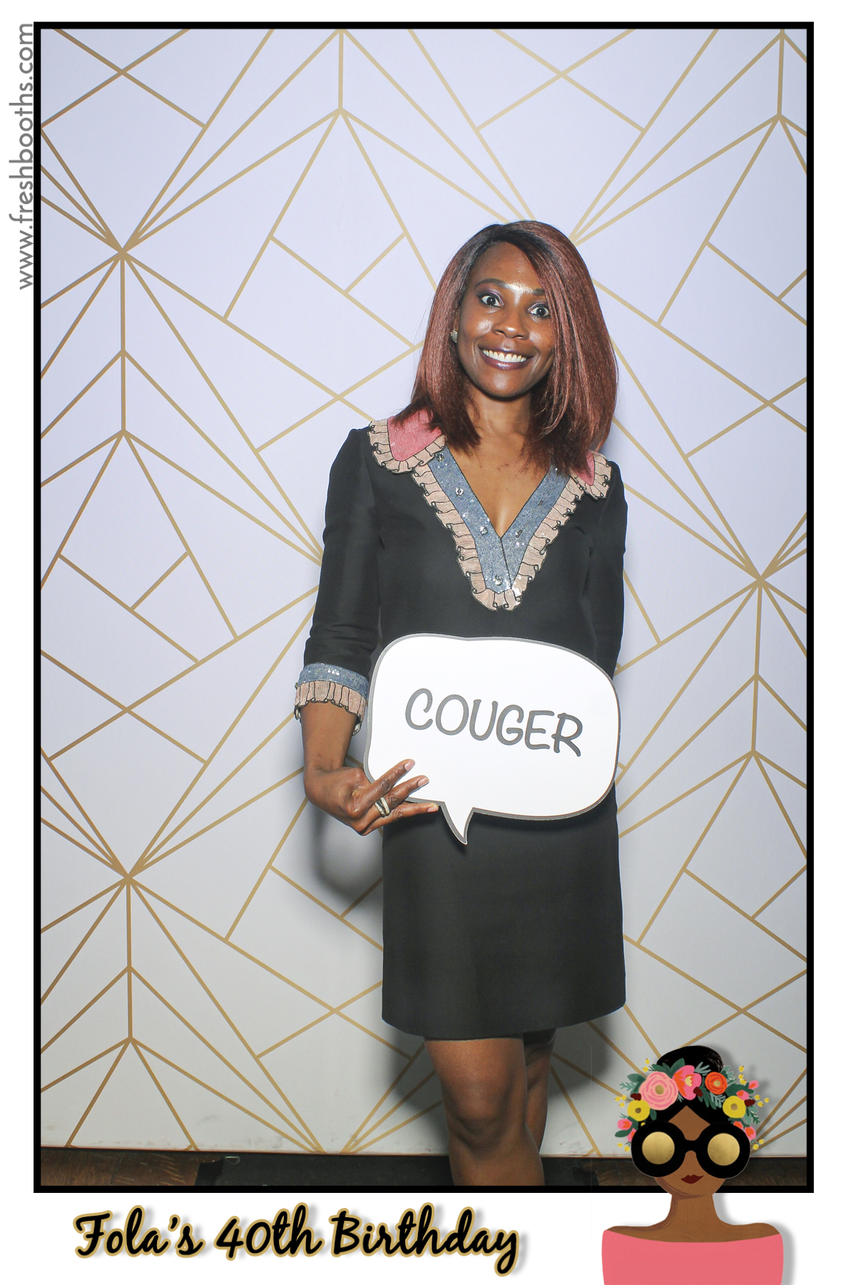 Fola's 40th Birthday Party - Selfie Mirror | View more photos from the event at gallery.freshbooths.com/u/FreshBooths/Folas-40th-Birthday-Party-Selfie-Mirror