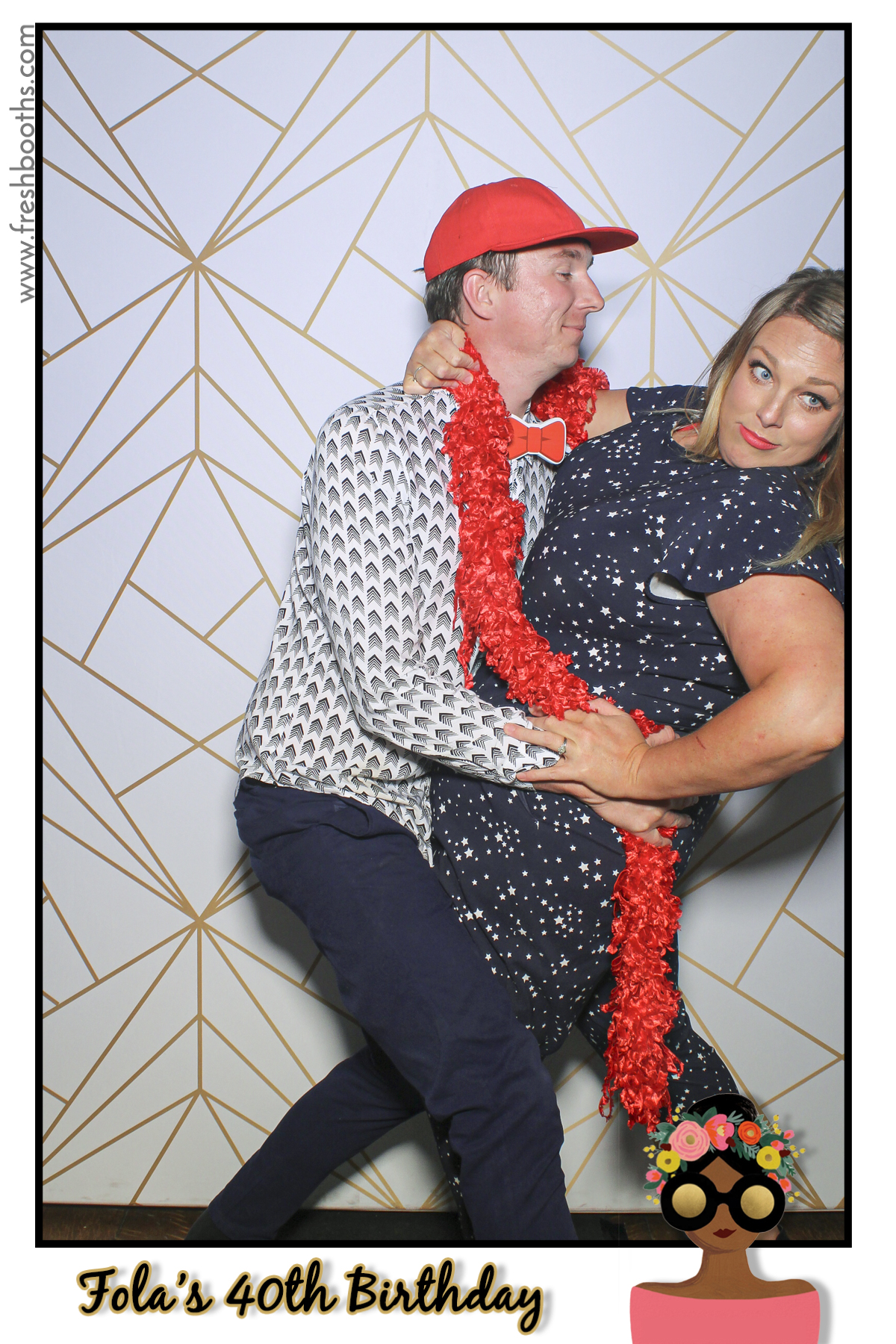 Fola's 40th Birthday Party - Selfie Mirror | View more photos from the event at gallery.freshbooths.com/u/FreshBooths/Folas-40th-Birthday-Party-Selfie-Mirror