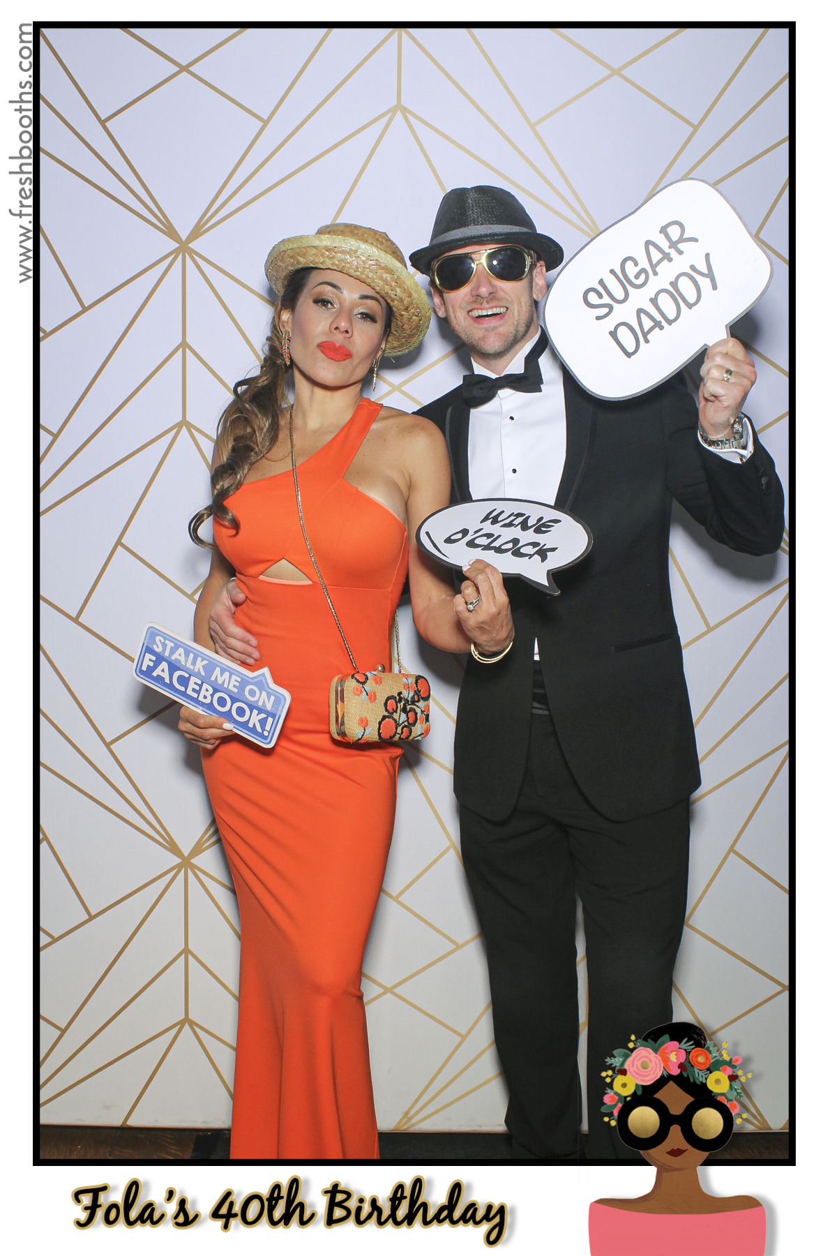 Fola's 40th Birthday Party - Selfie Mirror | View more photos from the event at gallery.freshbooths.com/u/FreshBooths/Folas-40th-Birthday-Party-Selfie-Mirror