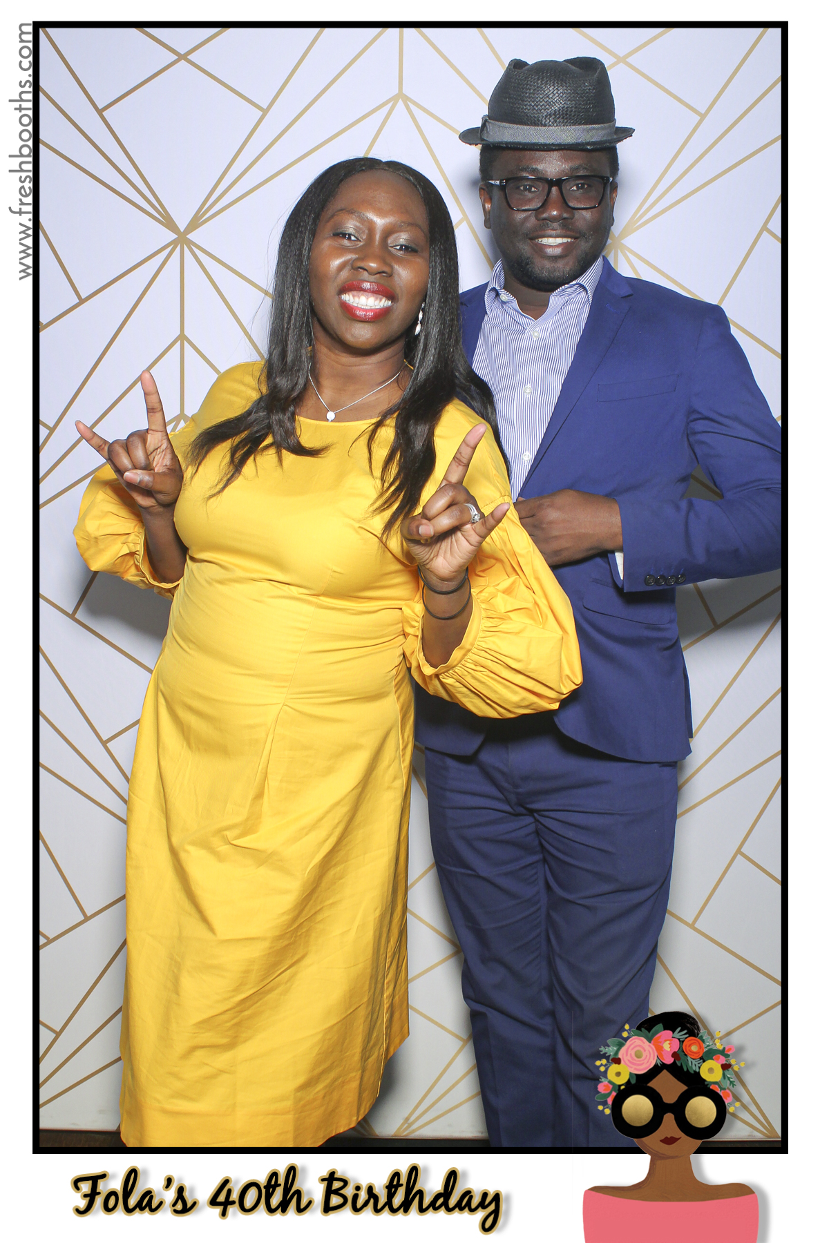 Fola's 40th Birthday Party - Selfie Mirror | View more photos from the event at gallery.freshbooths.com/u/FreshBooths/Folas-40th-Birthday-Party-Selfie-Mirror