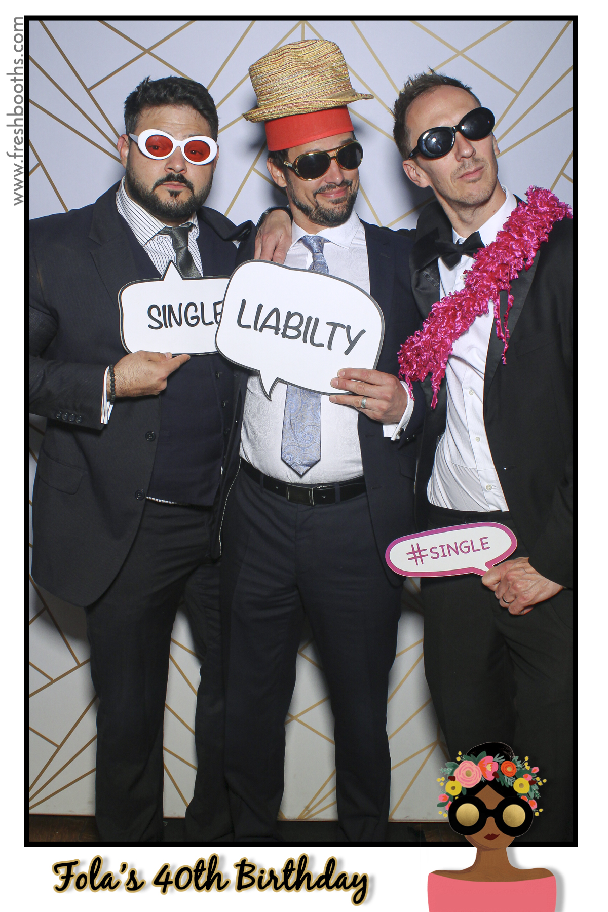 Fola's 40th Birthday Party - Selfie Mirror | View more photos from the event at gallery.freshbooths.com/u/FreshBooths/Folas-40th-Birthday-Party-Selfie-Mirror