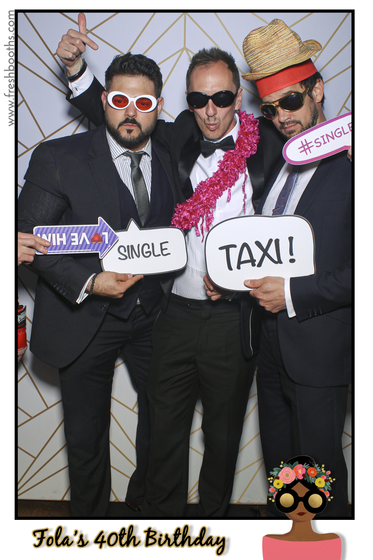 Fola's 40th Birthday Party - Selfie Mirror | View more photos from the event at gallery.freshbooths.com/u/FreshBooths/Folas-40th-Birthday-Party-Selfie-Mirror