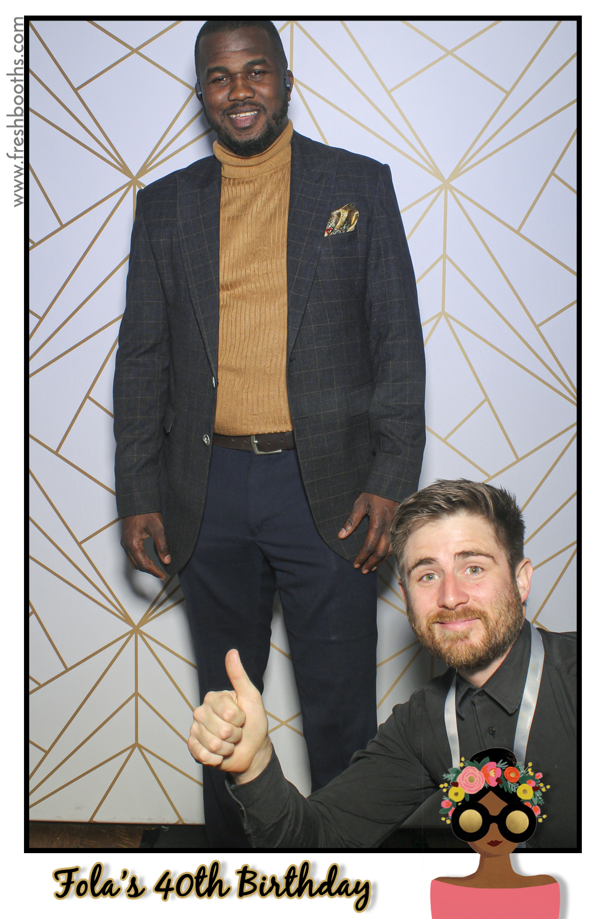 Fola's 40th Birthday Party - Selfie Mirror | View more photos from the event at gallery.freshbooths.com/u/FreshBooths/Folas-40th-Birthday-Party-Selfie-Mirror
