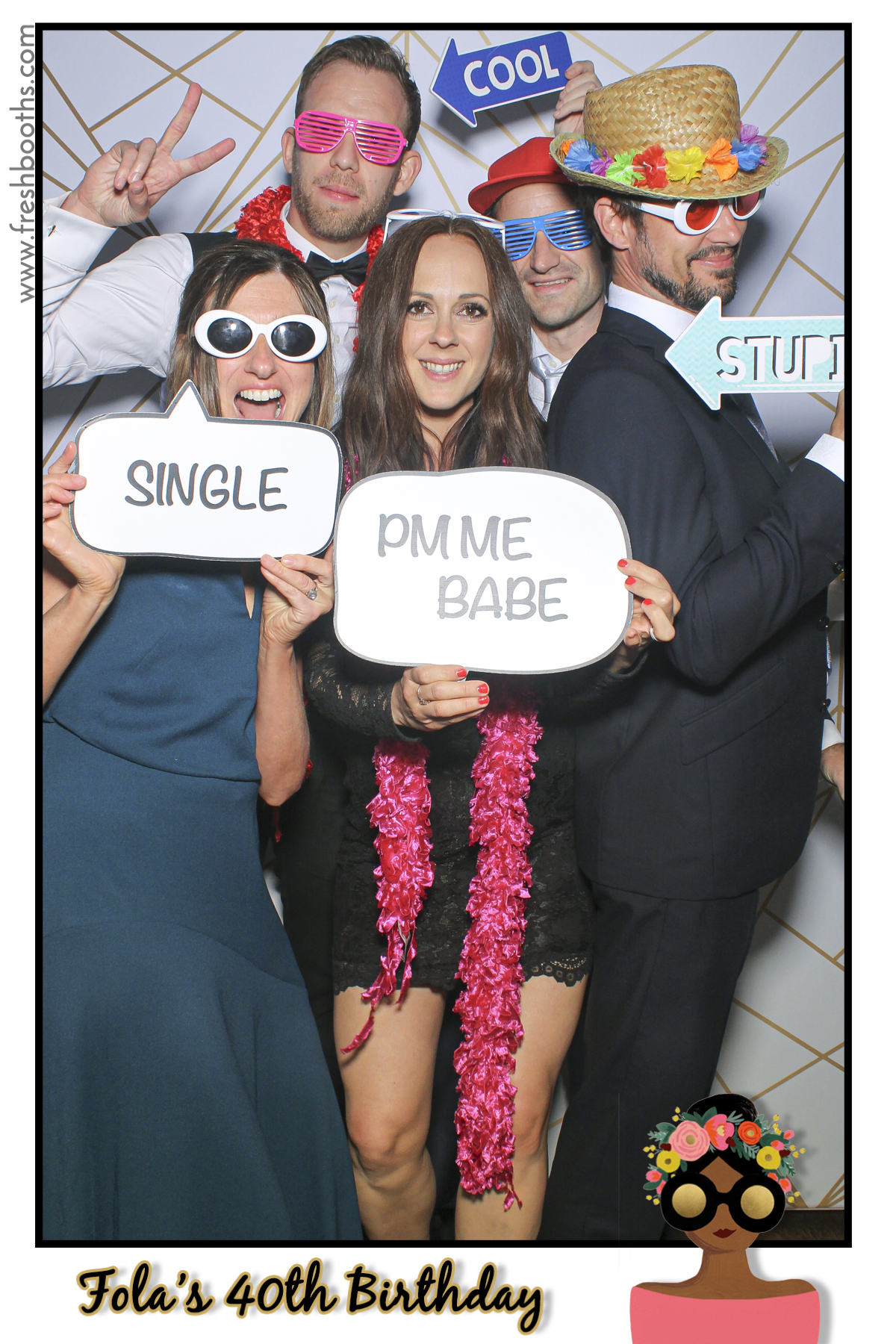 Fola's 40th Birthday Party - Selfie Mirror | View more photos from the event at gallery.freshbooths.com/u/FreshBooths/Folas-40th-Birthday-Party-Selfie-Mirror
