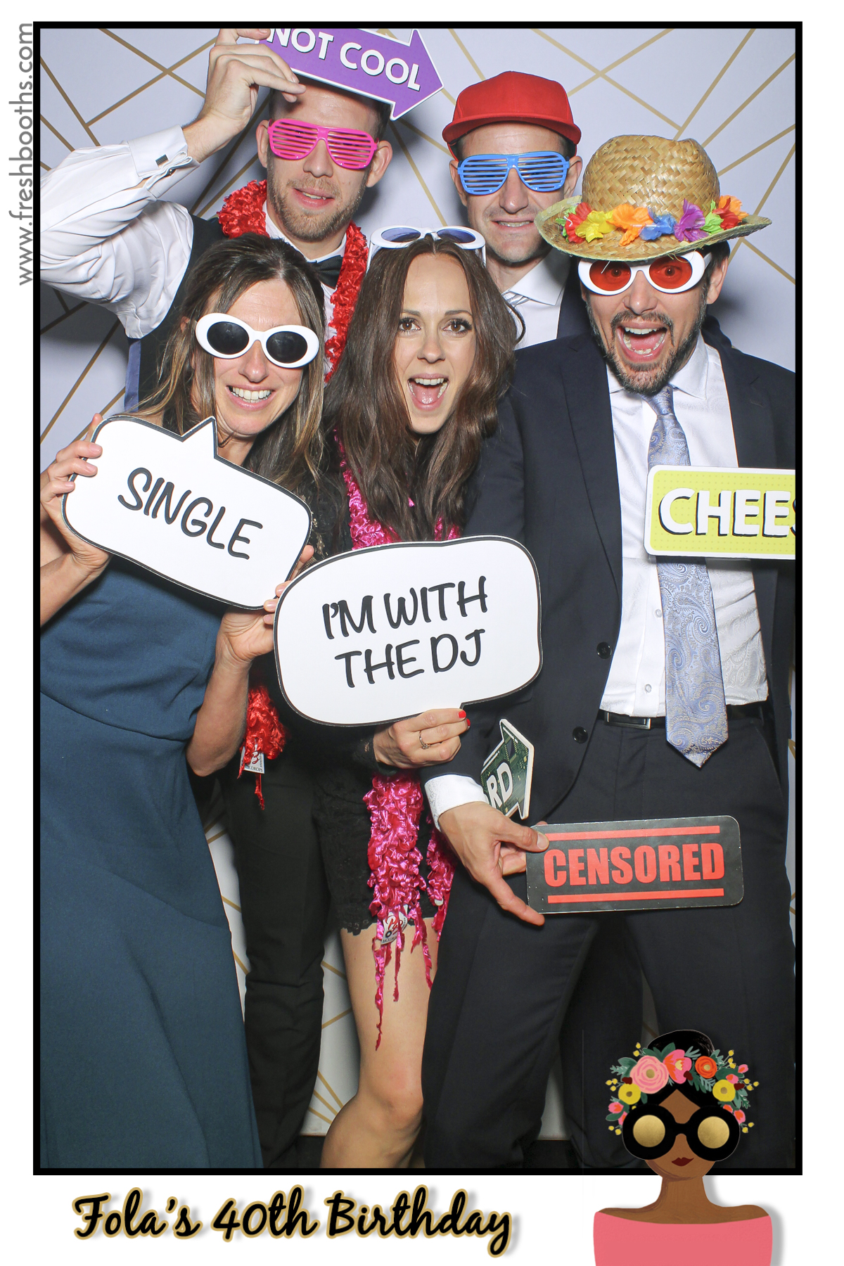 Fola's 40th Birthday Party - Selfie Mirror | View more photos from the event at gallery.freshbooths.com/u/FreshBooths/Folas-40th-Birthday-Party-Selfie-Mirror