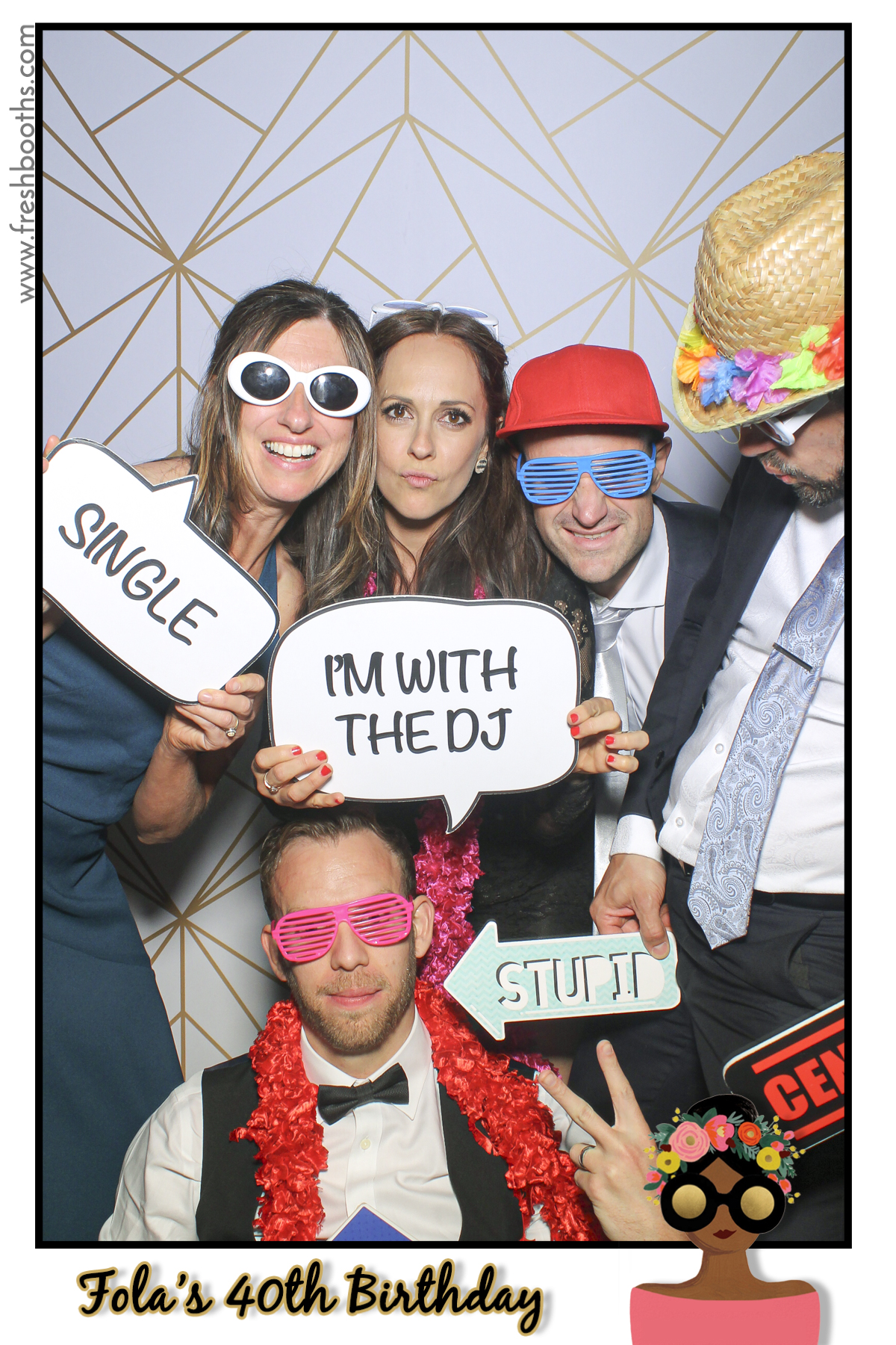 Fola's 40th Birthday Party - Selfie Mirror | View more photos from the event at gallery.freshbooths.com/u/FreshBooths/Folas-40th-Birthday-Party-Selfie-Mirror