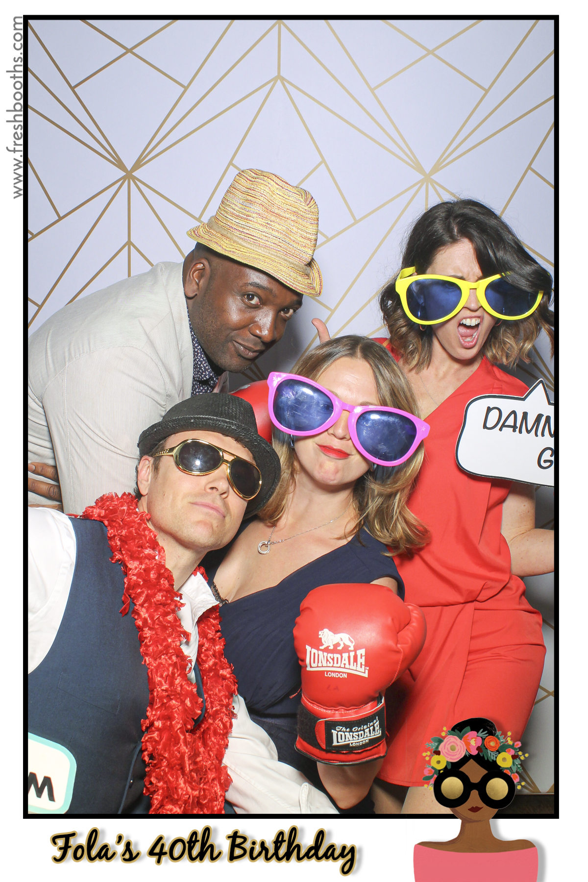 Fola's 40th Birthday Party - Selfie Mirror | View more photos from the event at gallery.freshbooths.com/u/FreshBooths/Folas-40th-Birthday-Party-Selfie-Mirror