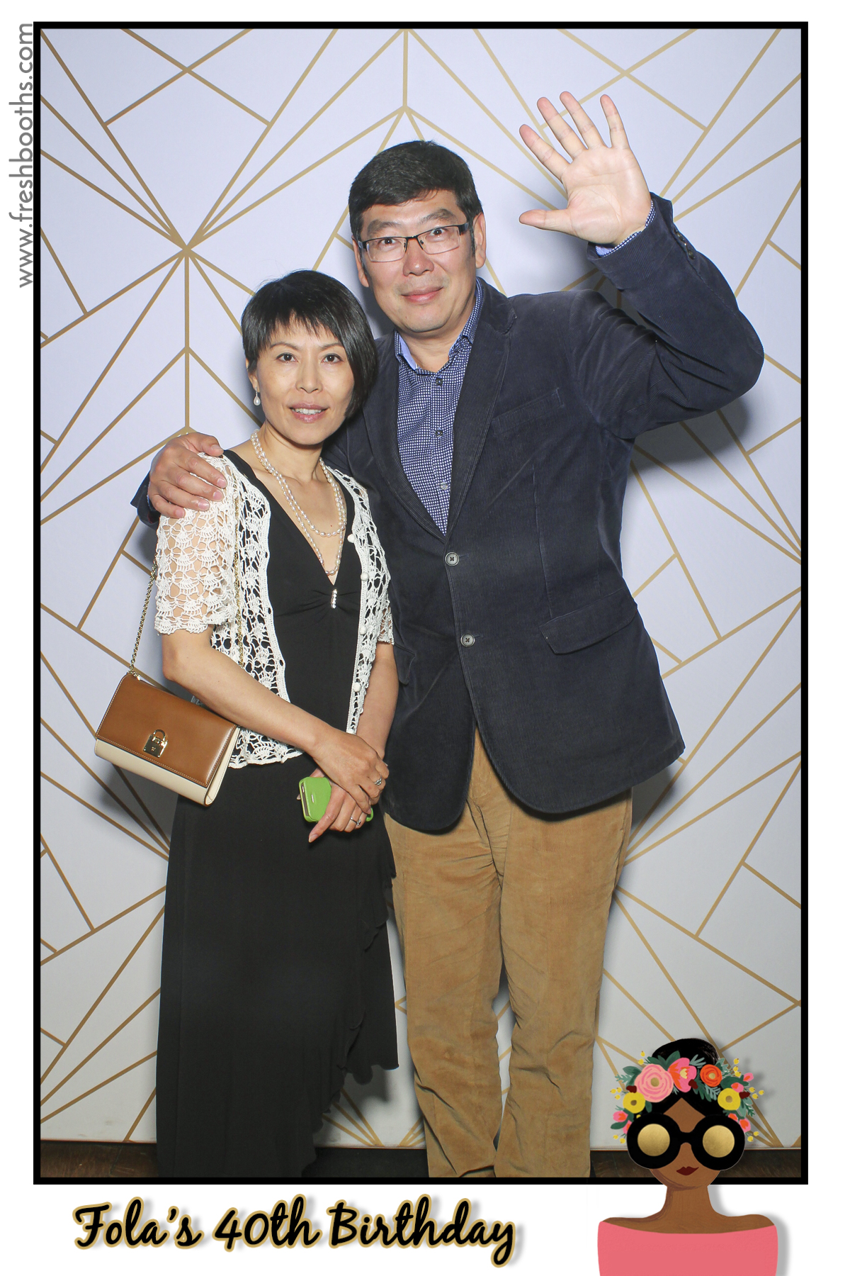 Fola's 40th Birthday Party - Selfie Mirror | View more photos from the event at gallery.freshbooths.com/u/FreshBooths/Folas-40th-Birthday-Party-Selfie-Mirror