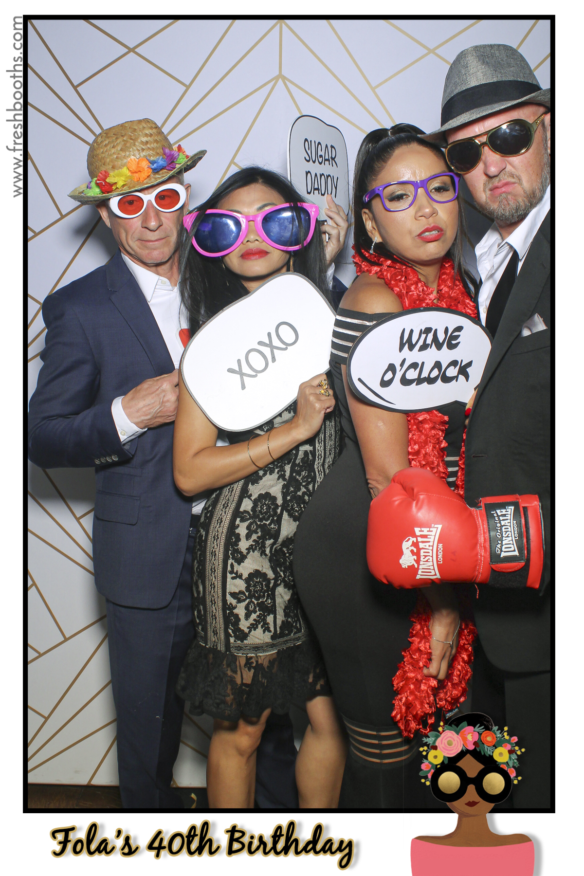 Fola's 40th Birthday Party - Selfie Mirror | View more photos from the event at gallery.freshbooths.com/u/FreshBooths/Folas-40th-Birthday-Party-Selfie-Mirror