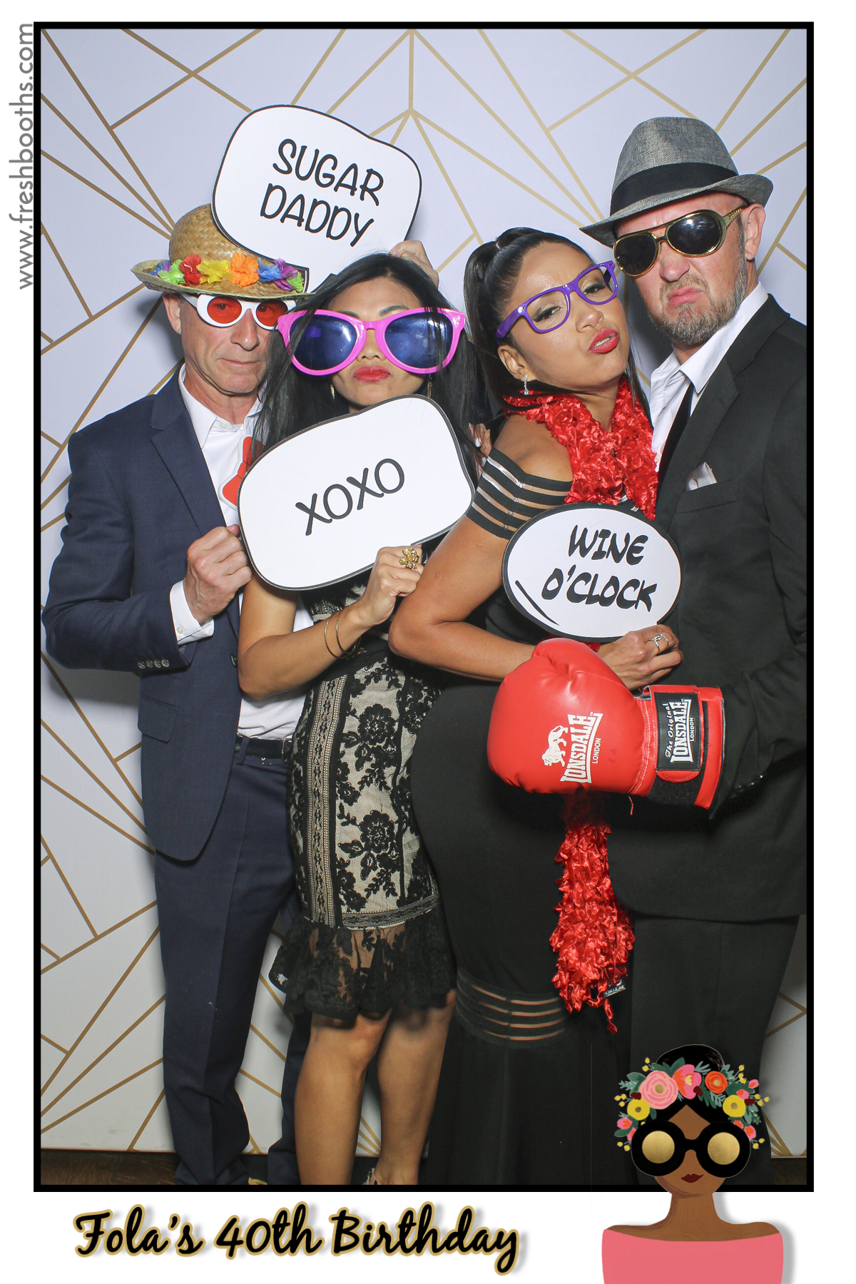 Fola's 40th Birthday Party - Selfie Mirror | View more photos from the event at gallery.freshbooths.com/u/FreshBooths/Folas-40th-Birthday-Party-Selfie-Mirror
