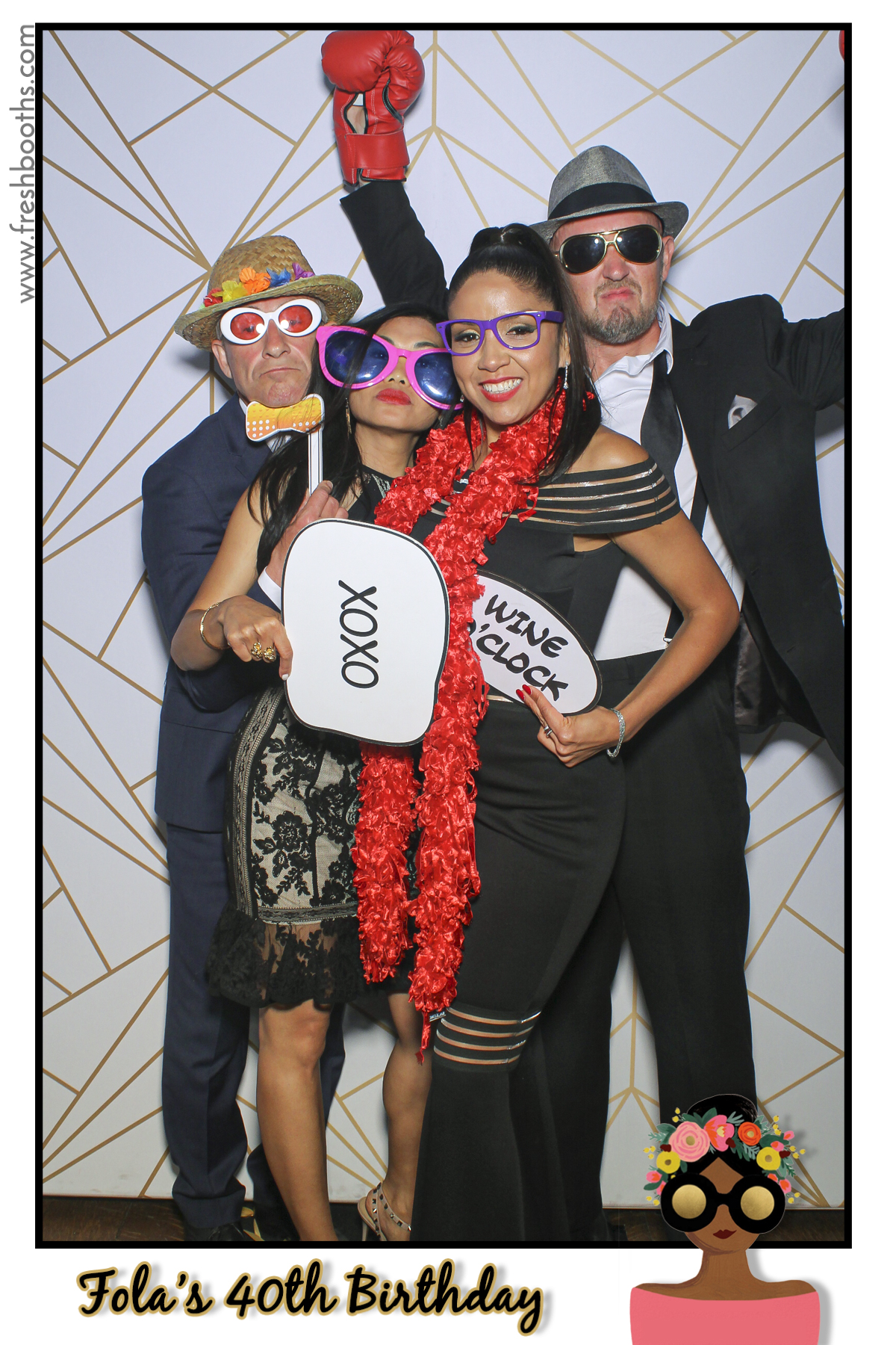 Fola's 40th Birthday Party - Selfie Mirror | View more photos from the event at gallery.freshbooths.com/u/FreshBooths/Folas-40th-Birthday-Party-Selfie-Mirror