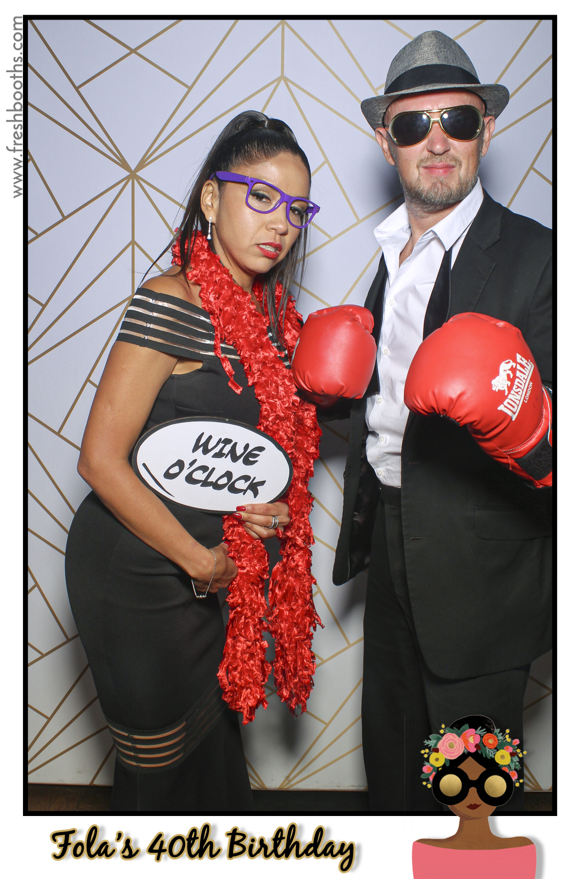Fola's 40th Birthday Party - Selfie Mirror | View more photos from the event at gallery.freshbooths.com/u/FreshBooths/Folas-40th-Birthday-Party-Selfie-Mirror