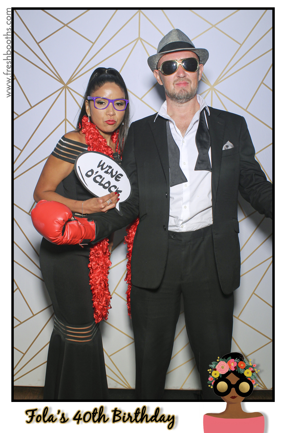 Fola's 40th Birthday Party - Selfie Mirror | View more photos from the event at gallery.freshbooths.com/u/FreshBooths/Folas-40th-Birthday-Party-Selfie-Mirror