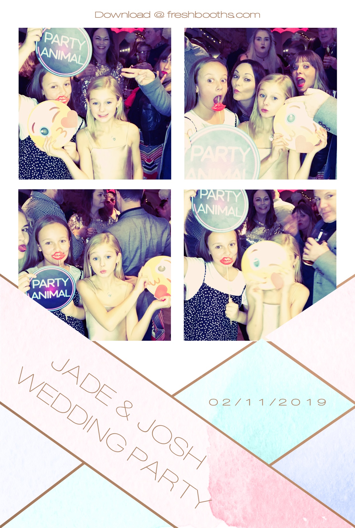 Jade & Josh Wedding Party - GIF Station | View more photos from the event at gallery.freshbooths.com/u/FreshBooths/Jade-Josh-Wedding-Party-GIF-Station