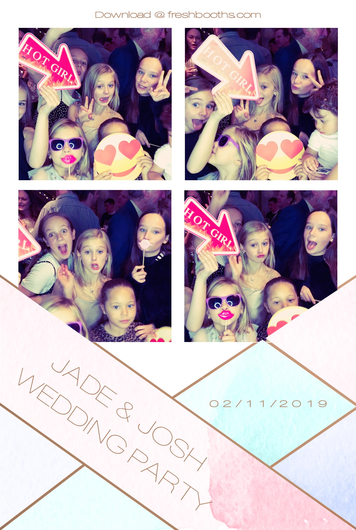 Jade & Josh Wedding Party - GIF Station | View more photos from the event at gallery.freshbooths.com/u/FreshBooths/Jade-Josh-Wedding-Party-GIF-Station