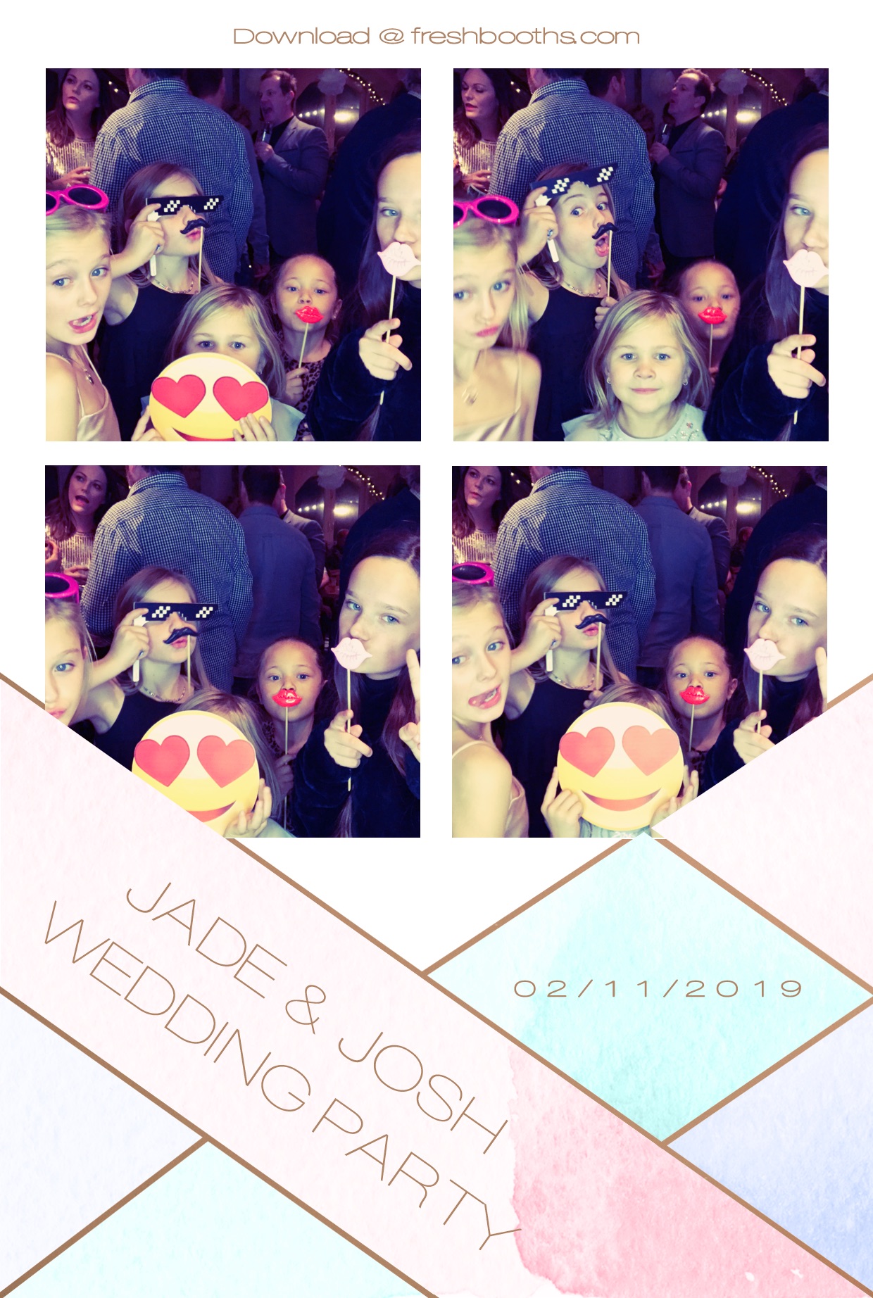 Jade & Josh Wedding Party - GIF Station | View more photos from the event at gallery.freshbooths.com/u/FreshBooths/Jade-Josh-Wedding-Party-GIF-Station
