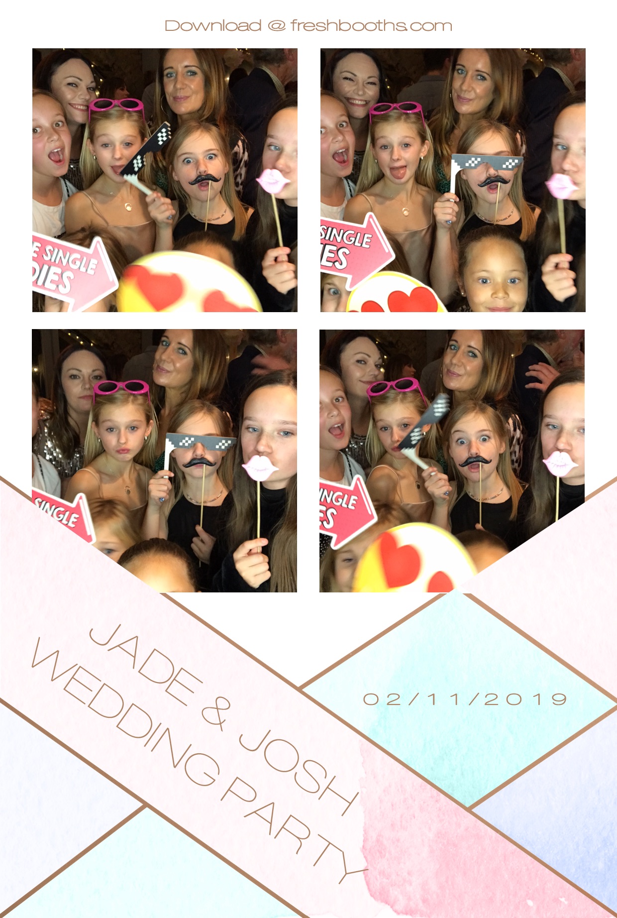 Jade & Josh Wedding Party - GIF Station | View more photos from the event at gallery.freshbooths.com/u/FreshBooths/Jade-Josh-Wedding-Party-GIF-Station