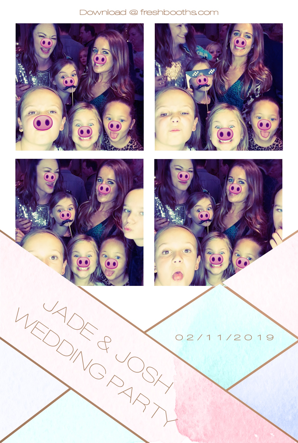 Jade & Josh Wedding Party - GIF Station | View more photos from the event at gallery.freshbooths.com/u/FreshBooths/Jade-Josh-Wedding-Party-GIF-Station