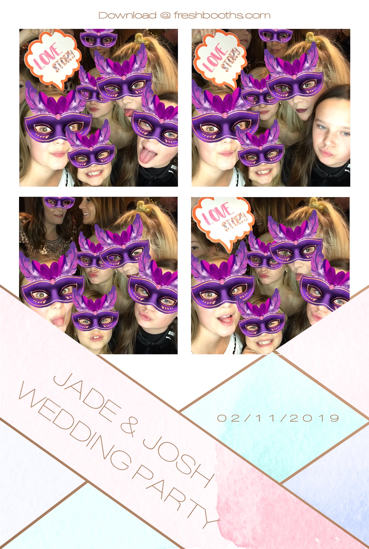 Jade & Josh Wedding Party - GIF Station | View more photos from the event at gallery.freshbooths.com/u/FreshBooths/Jade-Josh-Wedding-Party-GIF-Station
