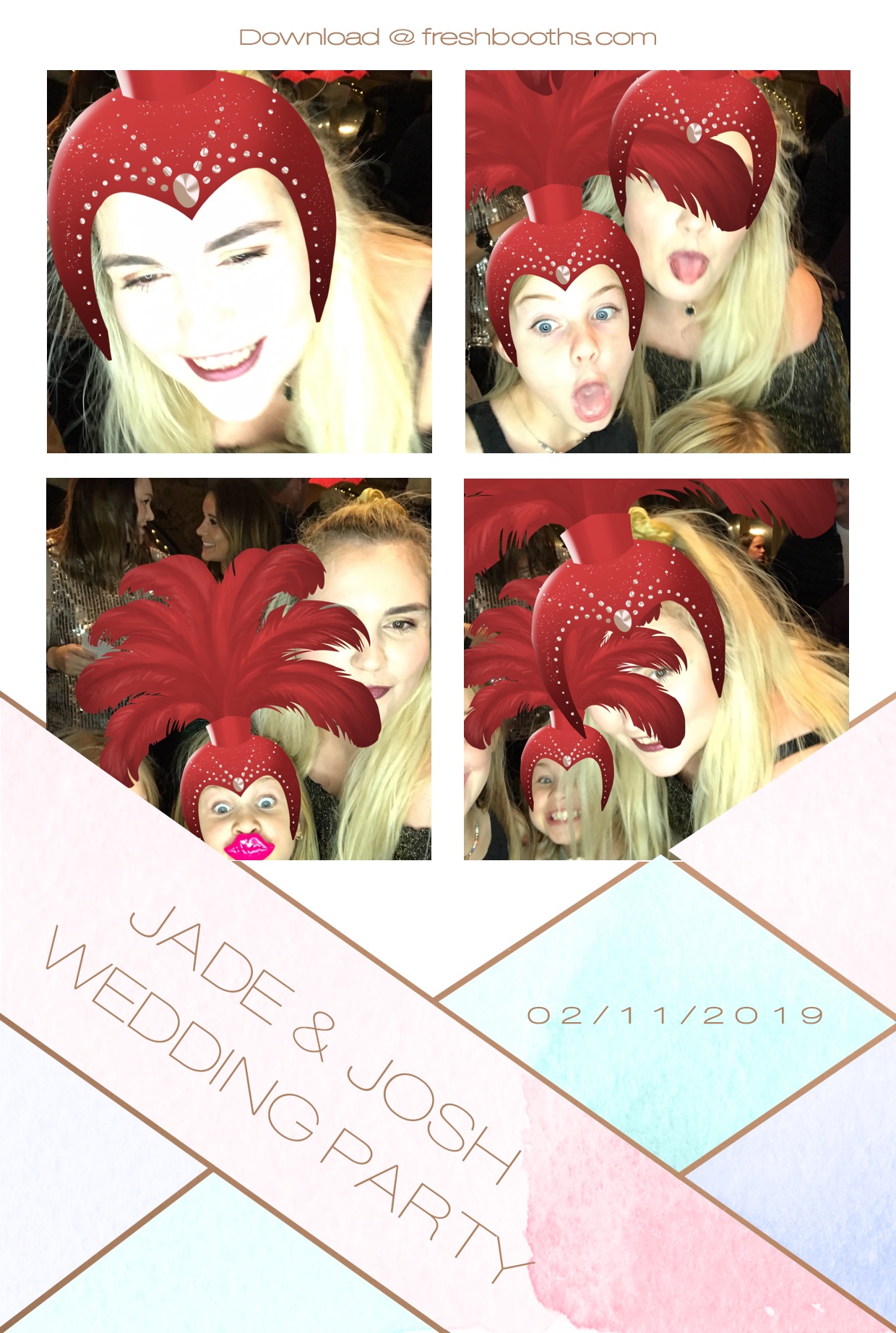 Jade & Josh Wedding Party - GIF Station | View more photos from the event at gallery.freshbooths.com/u/FreshBooths/Jade-Josh-Wedding-Party-GIF-Station