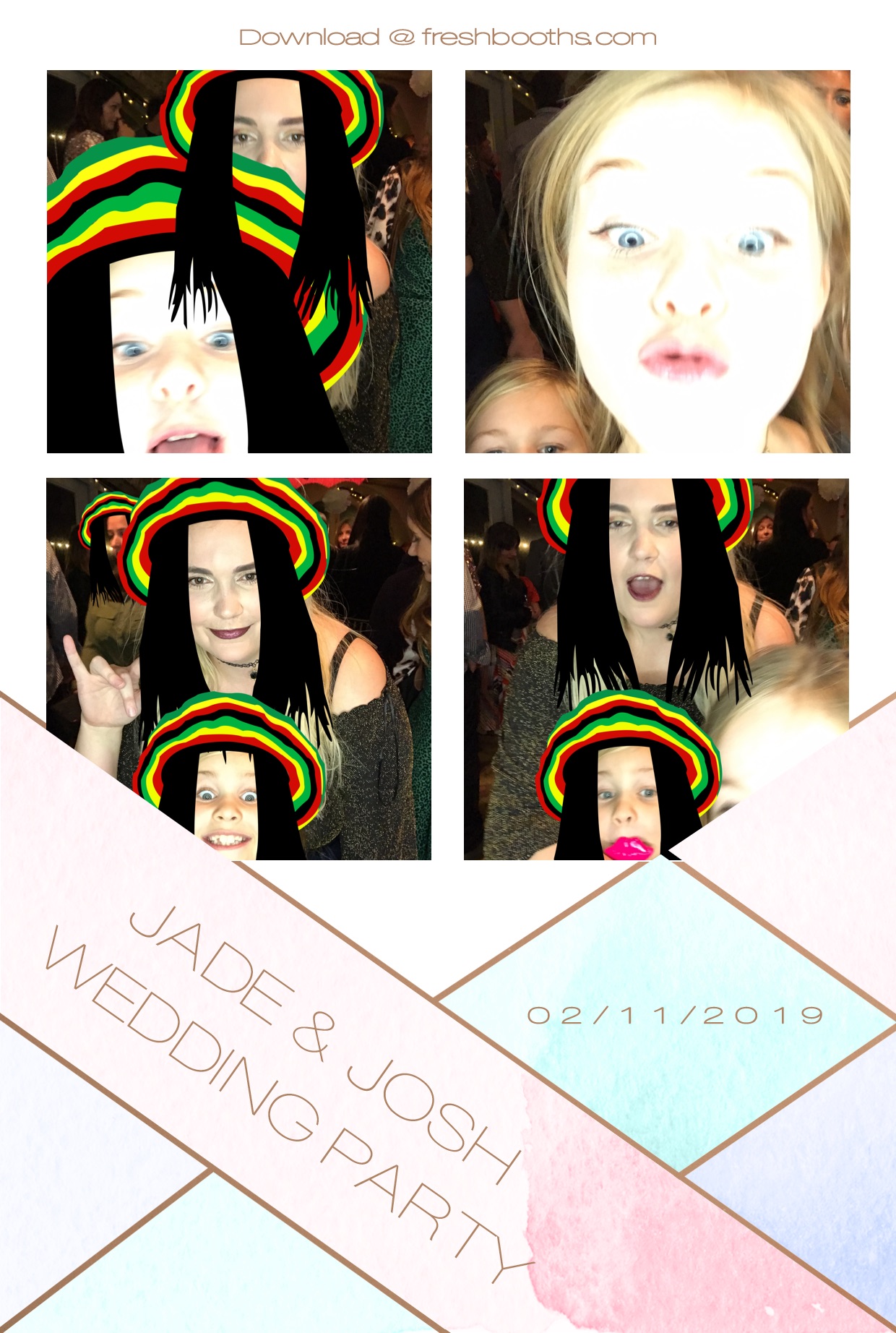 Jade & Josh Wedding Party - GIF Station | View more photos from the event at gallery.freshbooths.com/u/FreshBooths/Jade-Josh-Wedding-Party-GIF-Station