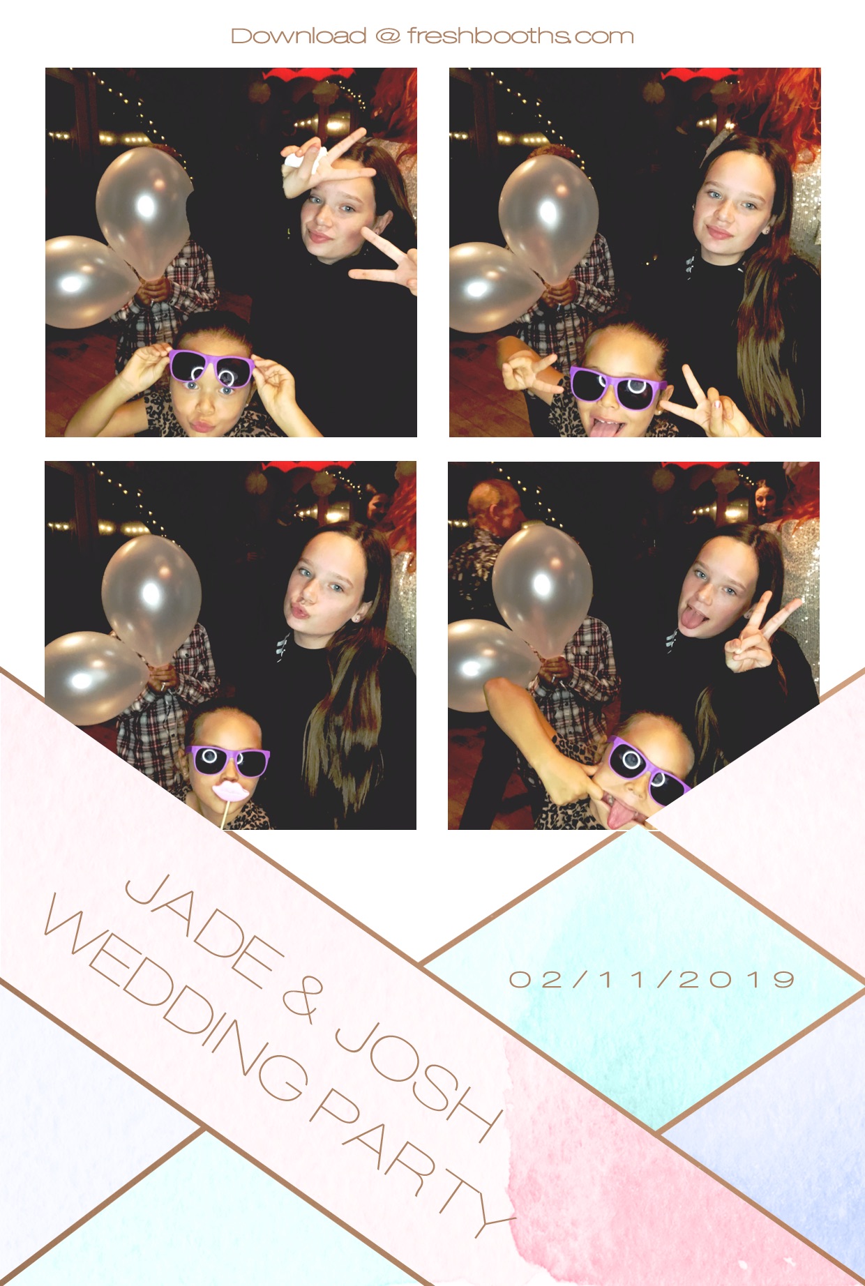 Jade & Josh Wedding Party - GIF Station | View more photos from the event at gallery.freshbooths.com/u/FreshBooths/Jade-Josh-Wedding-Party-GIF-Station