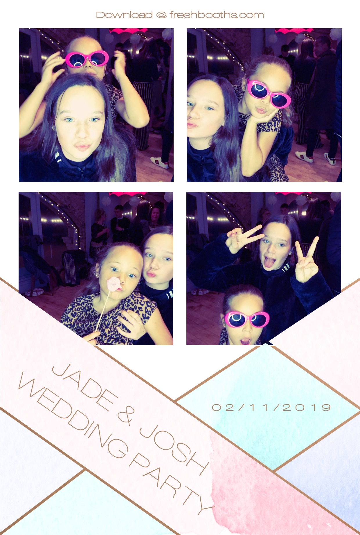 Jade & Josh Wedding Party - GIF Station | View more photos from the event at gallery.freshbooths.com/u/FreshBooths/Jade-Josh-Wedding-Party-GIF-Station