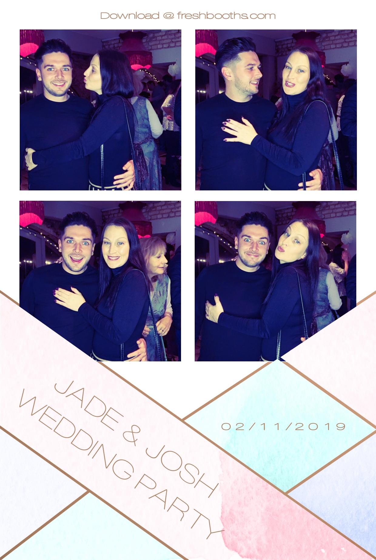 Jade & Josh Wedding Party - GIF Station | View more photos from the event at gallery.freshbooths.com/u/FreshBooths/Jade-Josh-Wedding-Party-GIF-Station