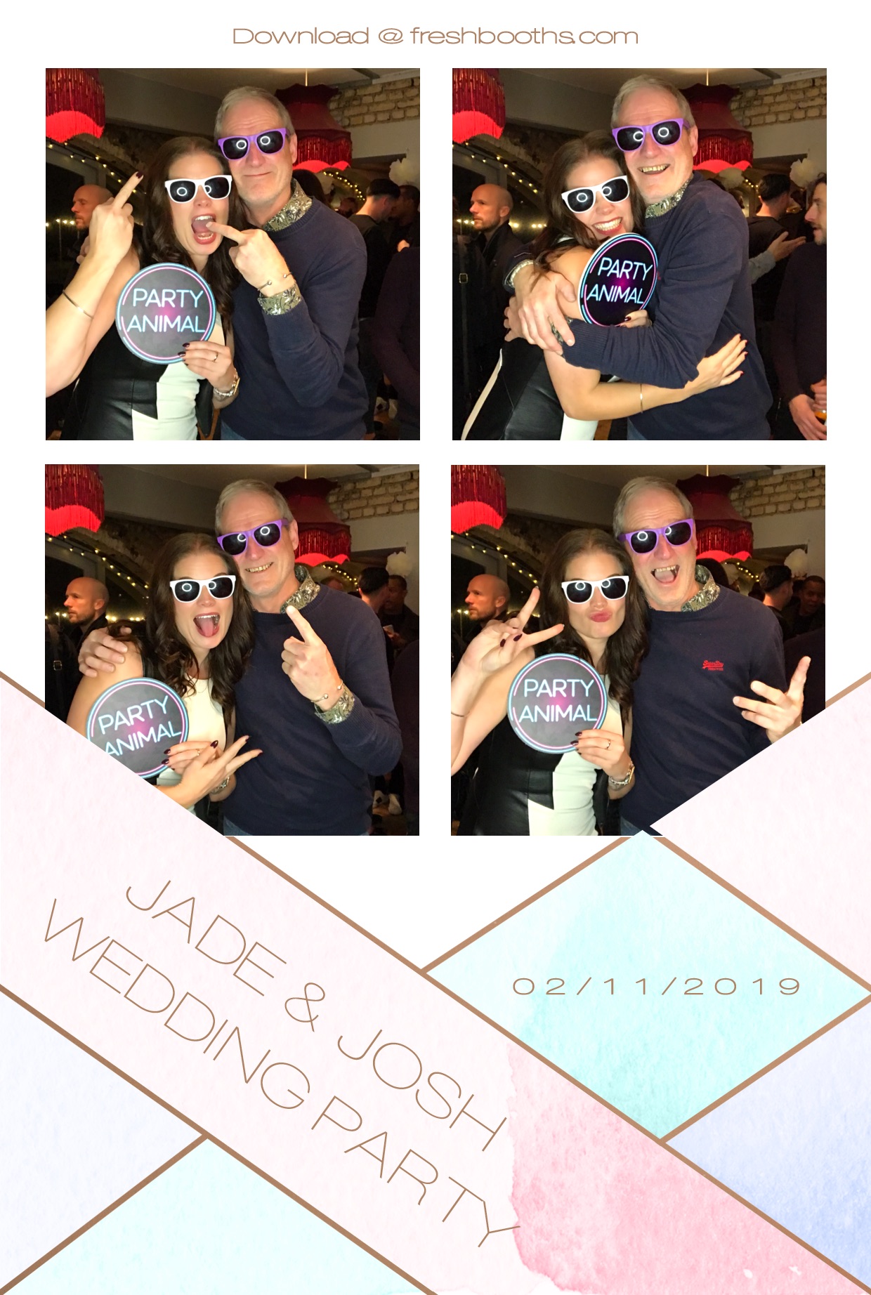 Jade & Josh Wedding Party - GIF Station | View more photos from the event at gallery.freshbooths.com/u/FreshBooths/Jade-Josh-Wedding-Party-GIF-Station