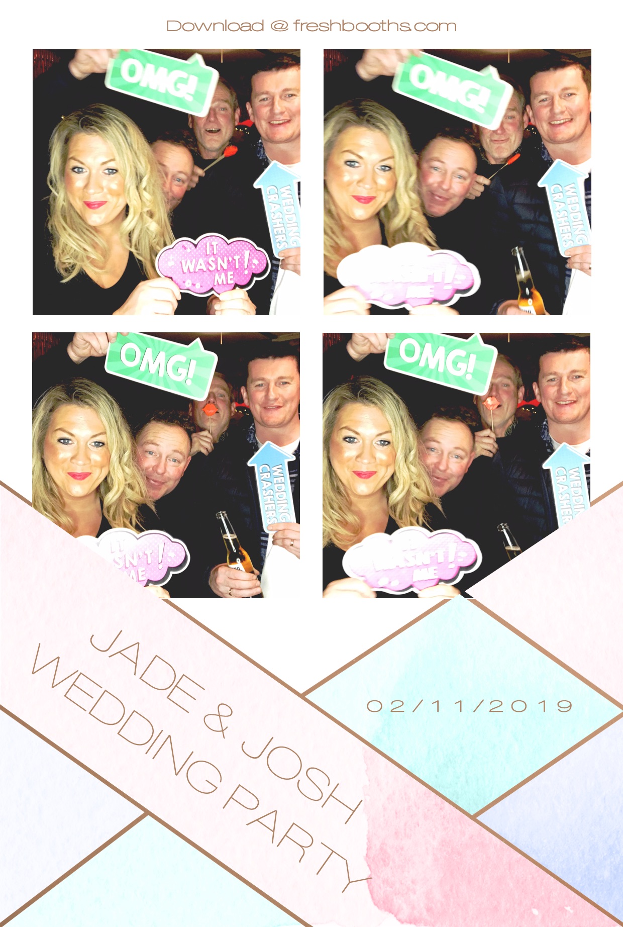 Jade & Josh Wedding Party - GIF Station | View more photos from the event at gallery.freshbooths.com/u/FreshBooths/Jade-Josh-Wedding-Party-GIF-Station