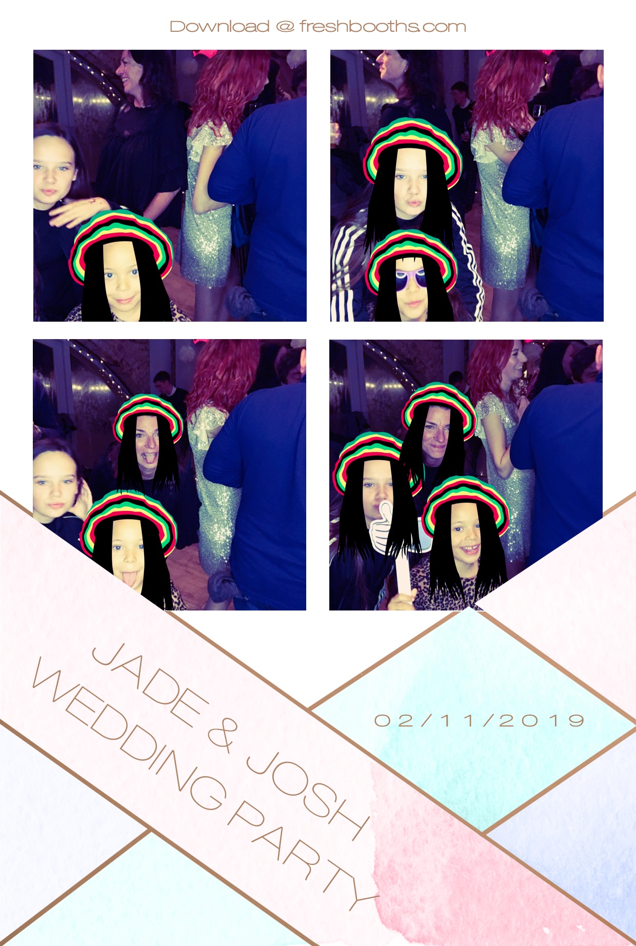 Jade & Josh Wedding Party - GIF Station | View more photos from the event at gallery.freshbooths.com/u/FreshBooths/Jade-Josh-Wedding-Party-GIF-Station