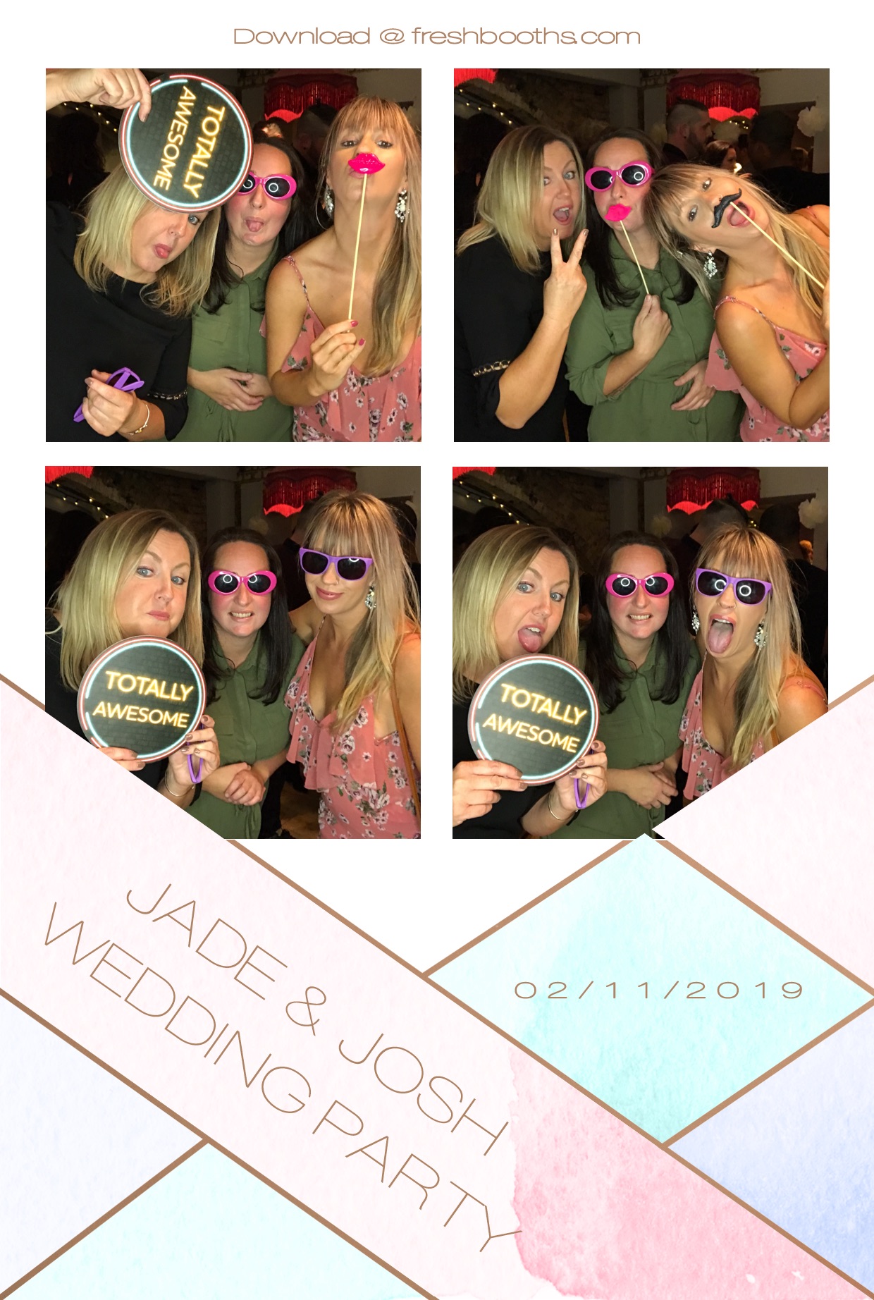 Jade & Josh Wedding Party - GIF Station | View more photos from the event at gallery.freshbooths.com/u/FreshBooths/Jade-Josh-Wedding-Party-GIF-Station