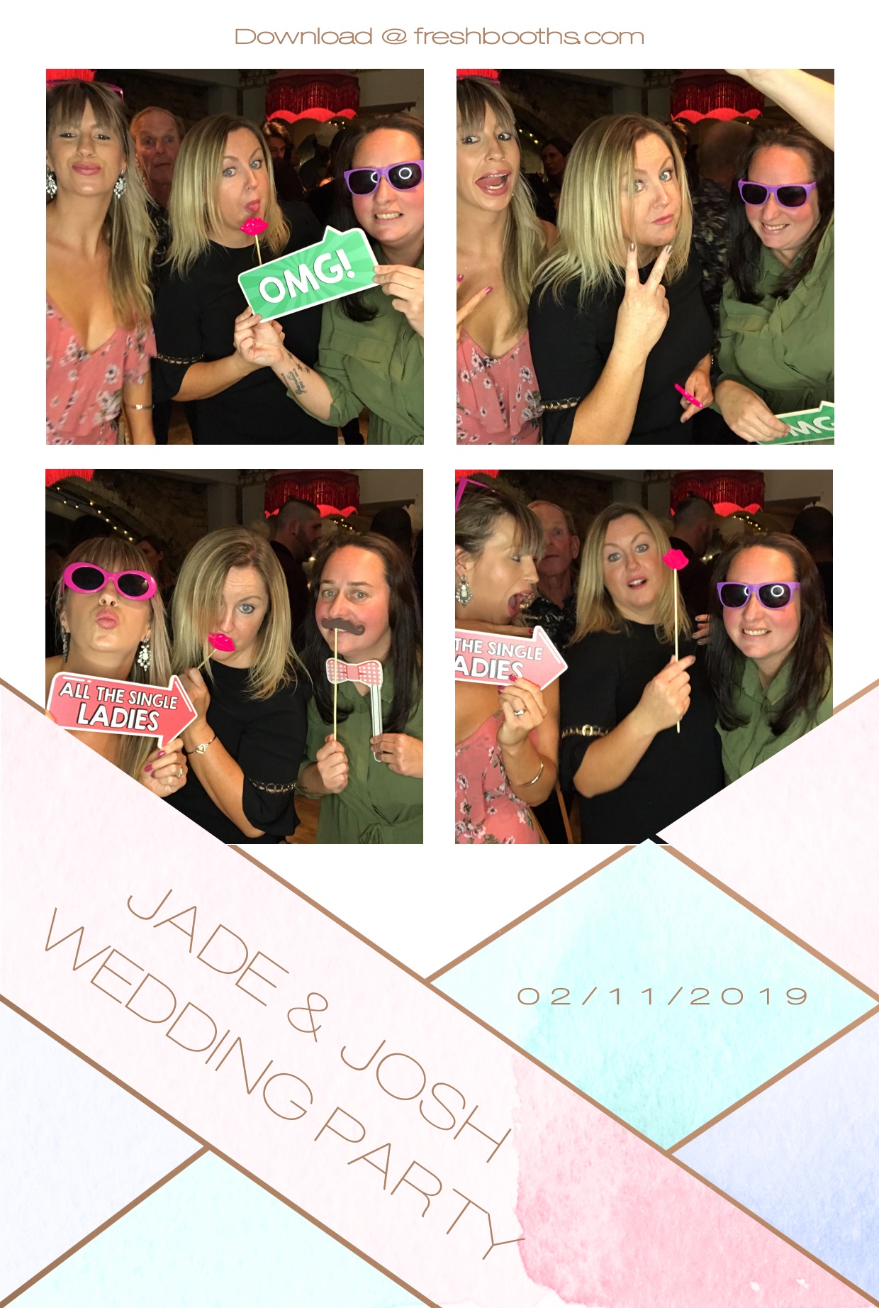 Jade & Josh Wedding Party - GIF Station | View more photos from the event at gallery.freshbooths.com/u/FreshBooths/Jade-Josh-Wedding-Party-GIF-Station