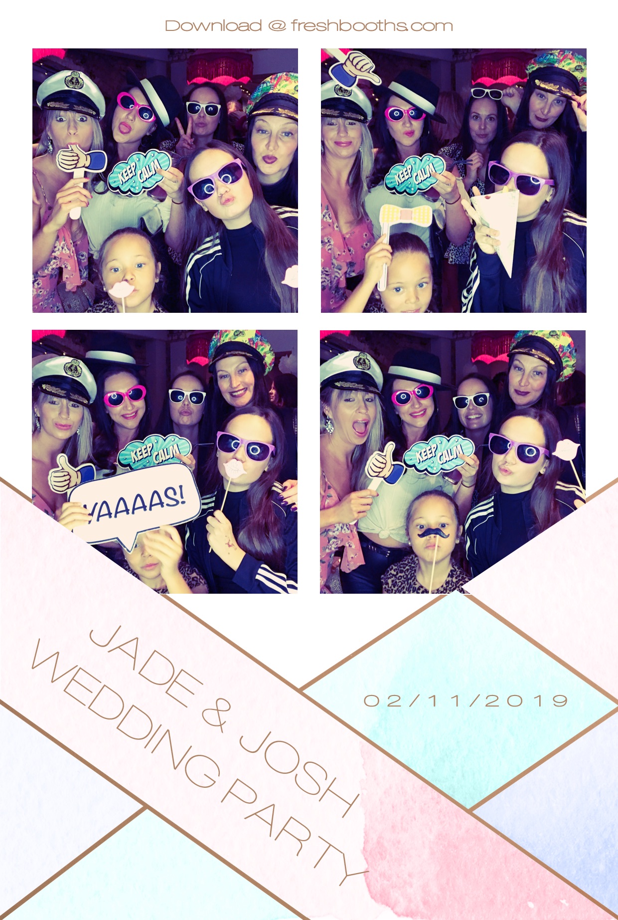 Jade & Josh Wedding Party - GIF Station | View more photos from the event at gallery.freshbooths.com/u/FreshBooths/Jade-Josh-Wedding-Party-GIF-Station