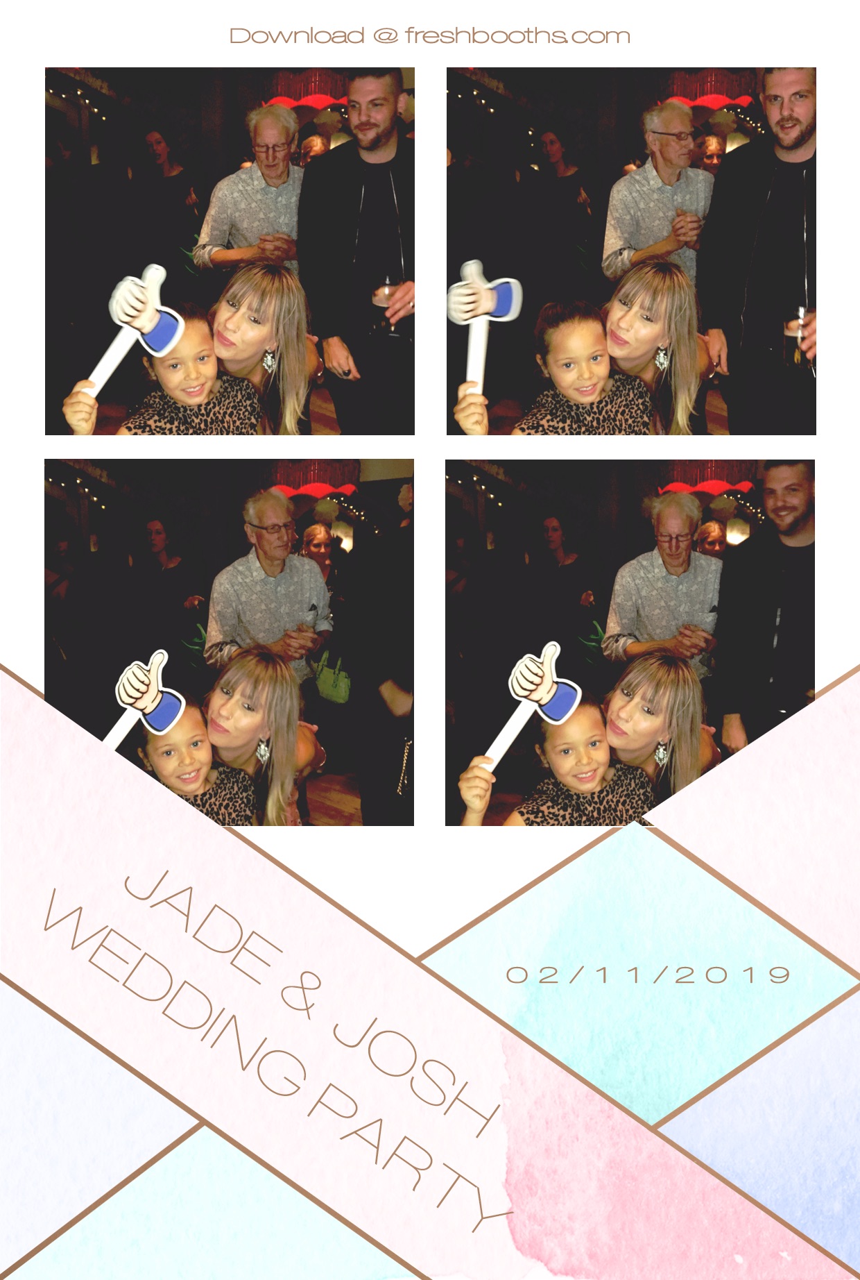 Jade & Josh Wedding Party - GIF Station | View more photos from the event at gallery.freshbooths.com/u/FreshBooths/Jade-Josh-Wedding-Party-GIF-Station