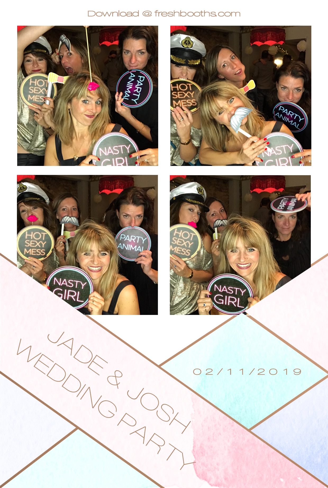 Jade & Josh Wedding Party - GIF Station | View more photos from the event at gallery.freshbooths.com/u/FreshBooths/Jade-Josh-Wedding-Party-GIF-Station
