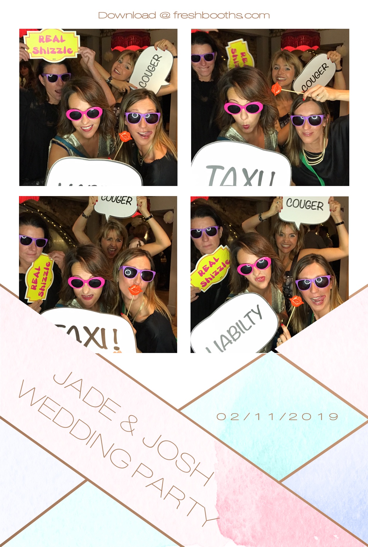 Jade & Josh Wedding Party - GIF Station | View more photos from the event at gallery.freshbooths.com/u/FreshBooths/Jade-Josh-Wedding-Party-GIF-Station