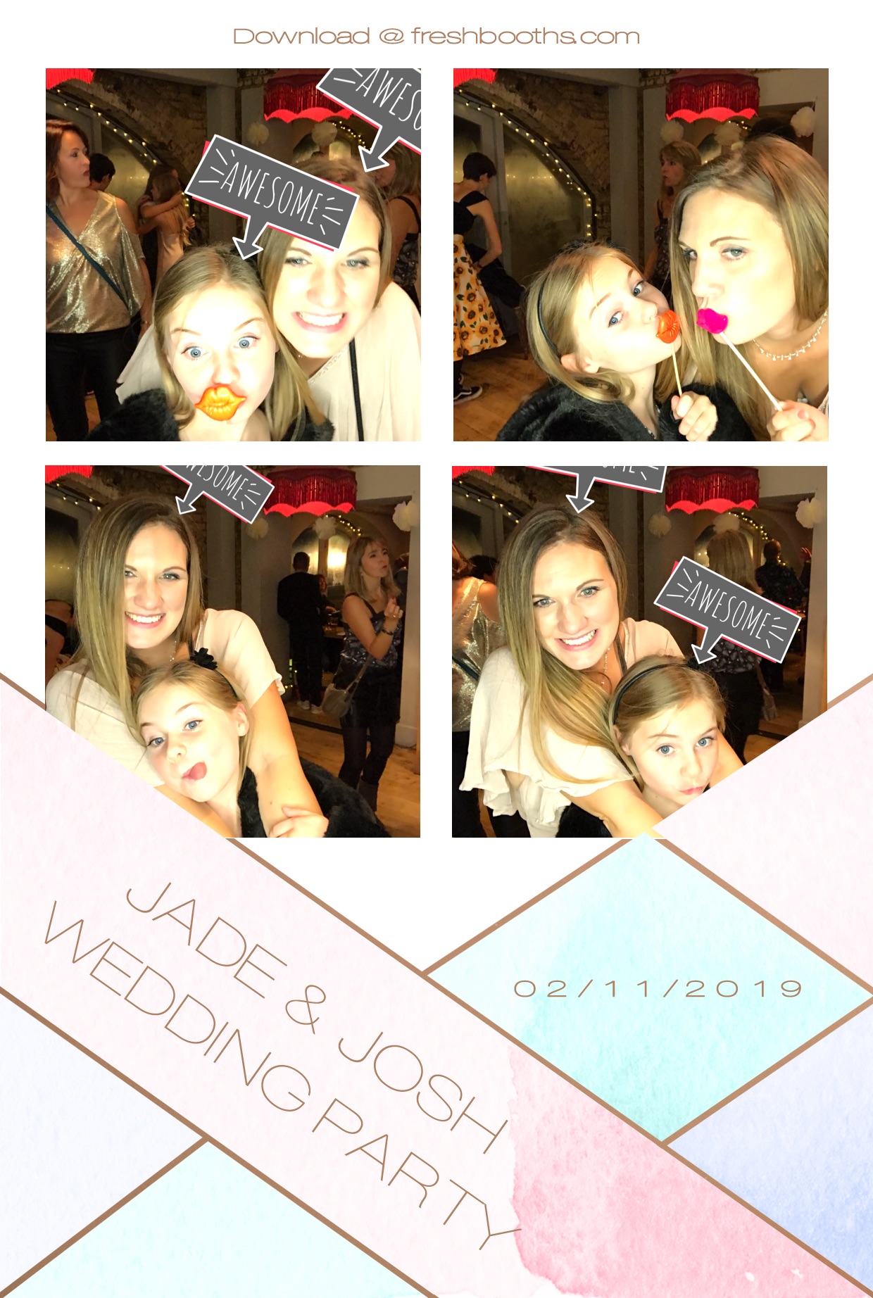 Jade & Josh Wedding Party - GIF Station | View more photos from the event at gallery.freshbooths.com/u/FreshBooths/Jade-Josh-Wedding-Party-GIF-Station
