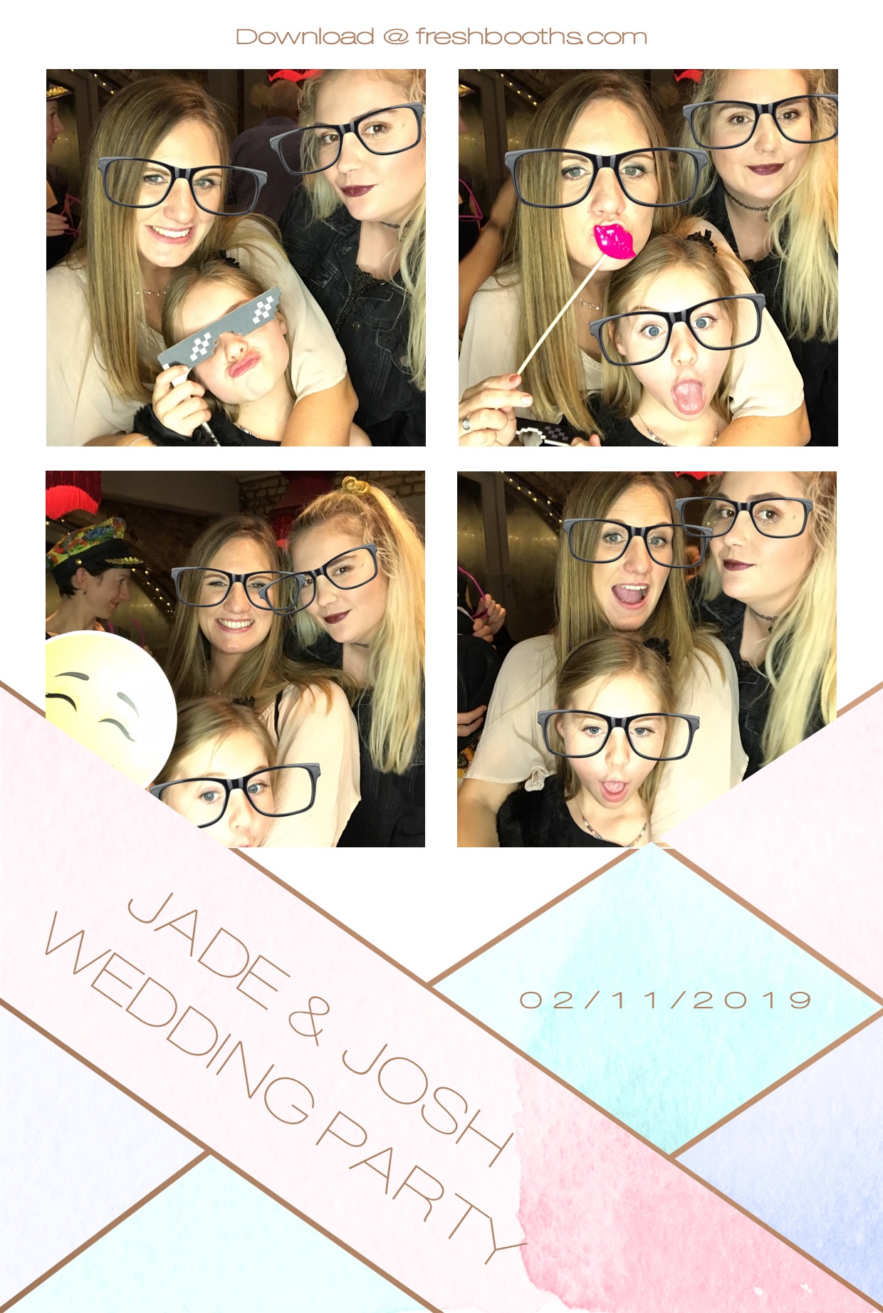Jade & Josh Wedding Party - GIF Station | View more photos from the event at gallery.freshbooths.com/u/FreshBooths/Jade-Josh-Wedding-Party-GIF-Station