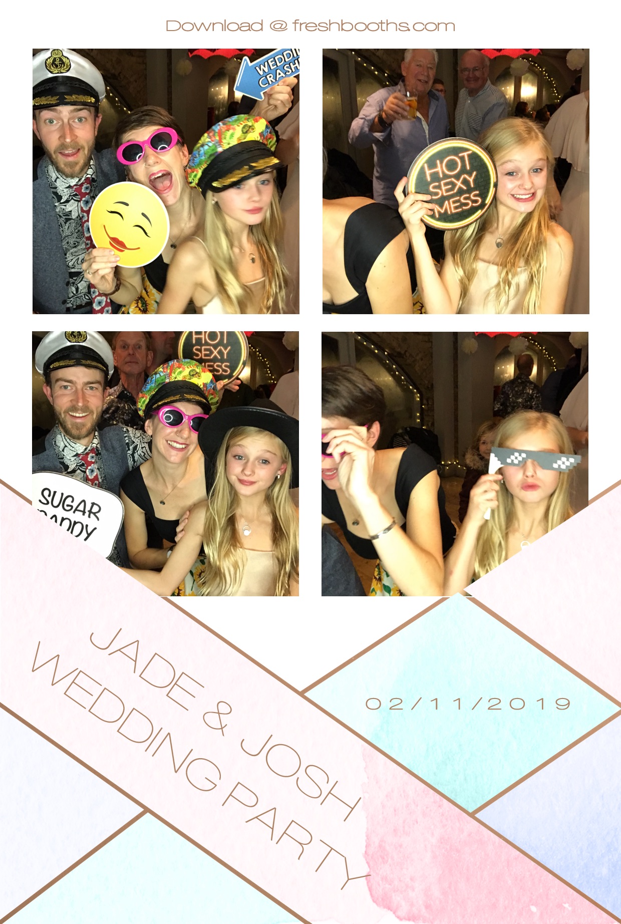 Jade & Josh Wedding Party - GIF Station | View more photos from the event at gallery.freshbooths.com/u/FreshBooths/Jade-Josh-Wedding-Party-GIF-Station
