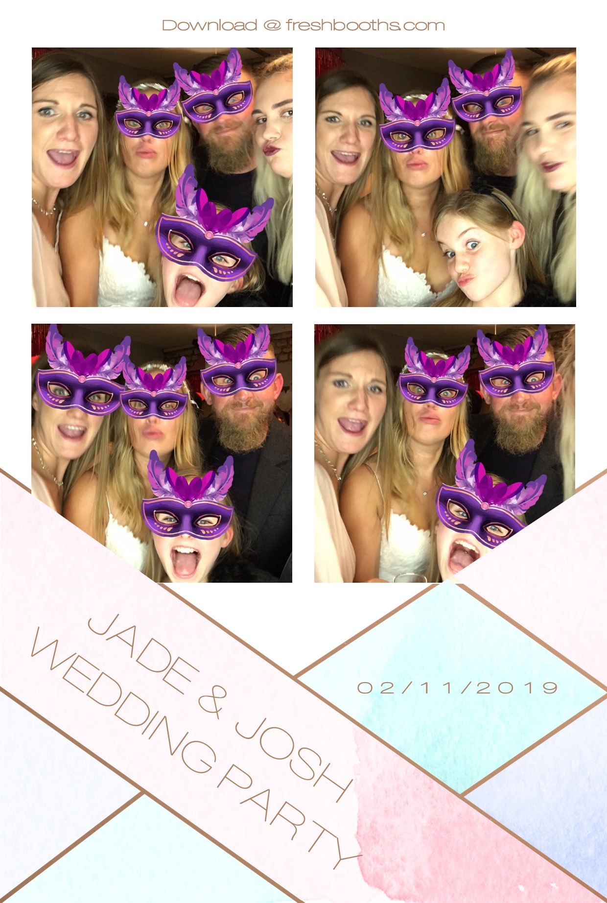 Jade & Josh Wedding Party - GIF Station | View more photos from the event at gallery.freshbooths.com/u/FreshBooths/Jade-Josh-Wedding-Party-GIF-Station